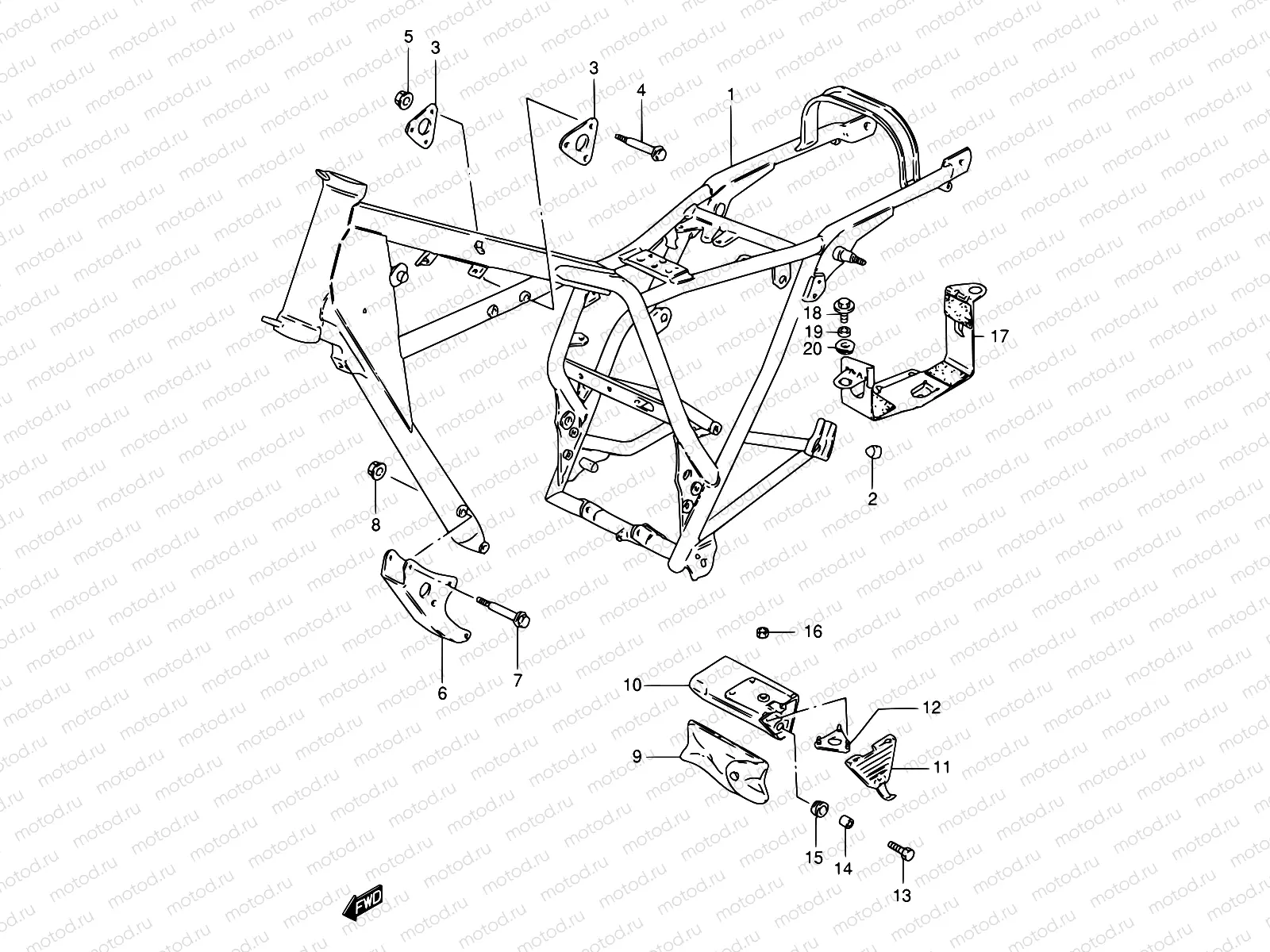 32A - FRAME (MODEL Y/K1)