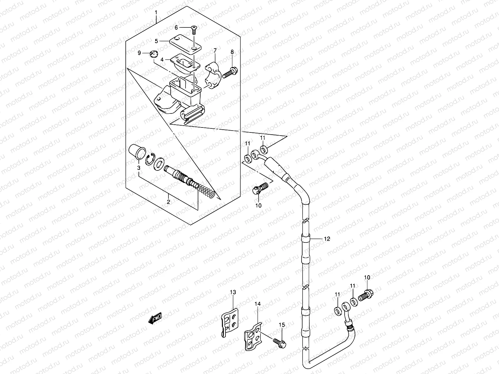 32A - FRONT MASTER CYLINDER (MODEL K4)