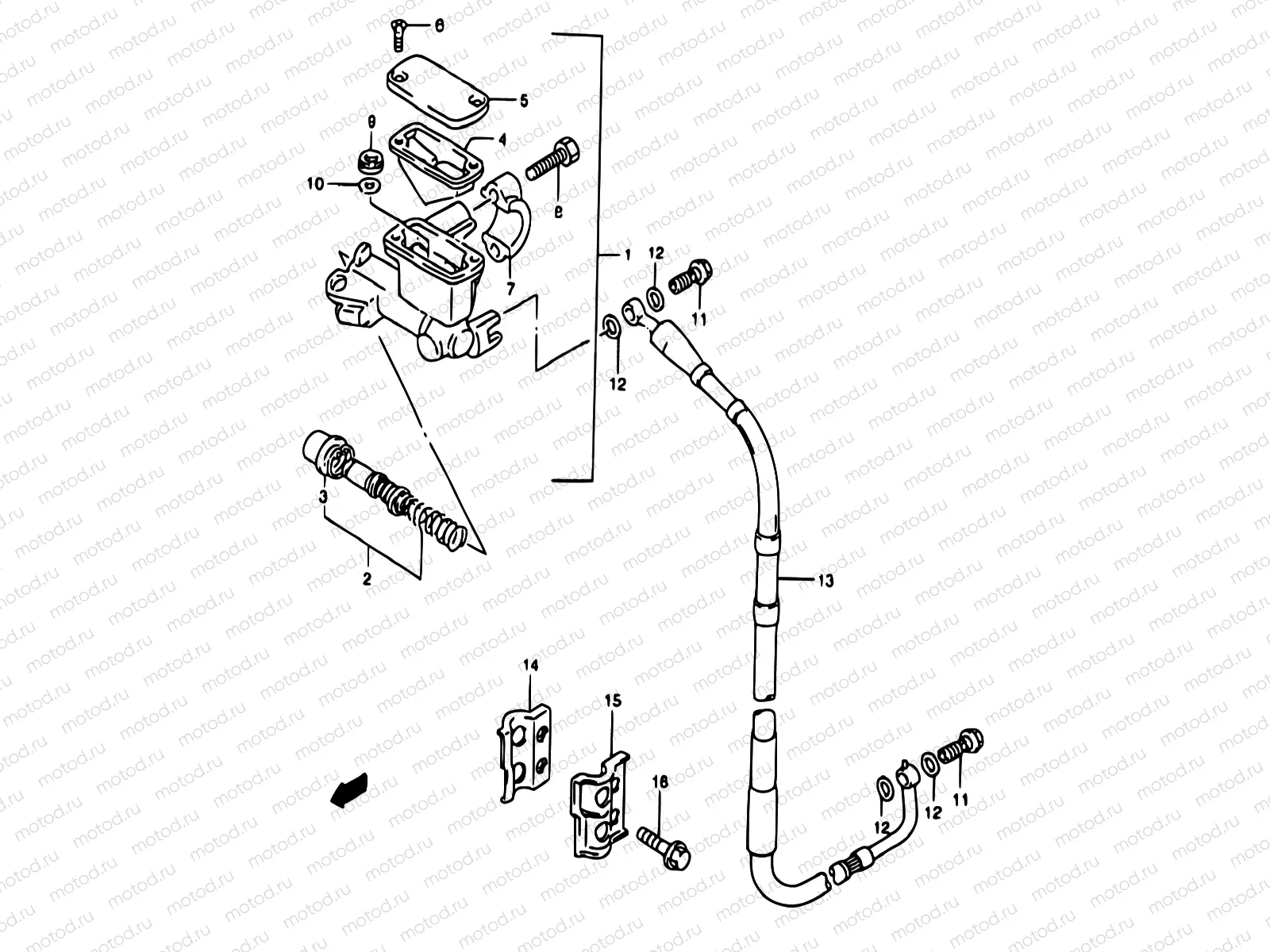 32A - FRONT MASTER CYLINDER (MODEL X/Y)