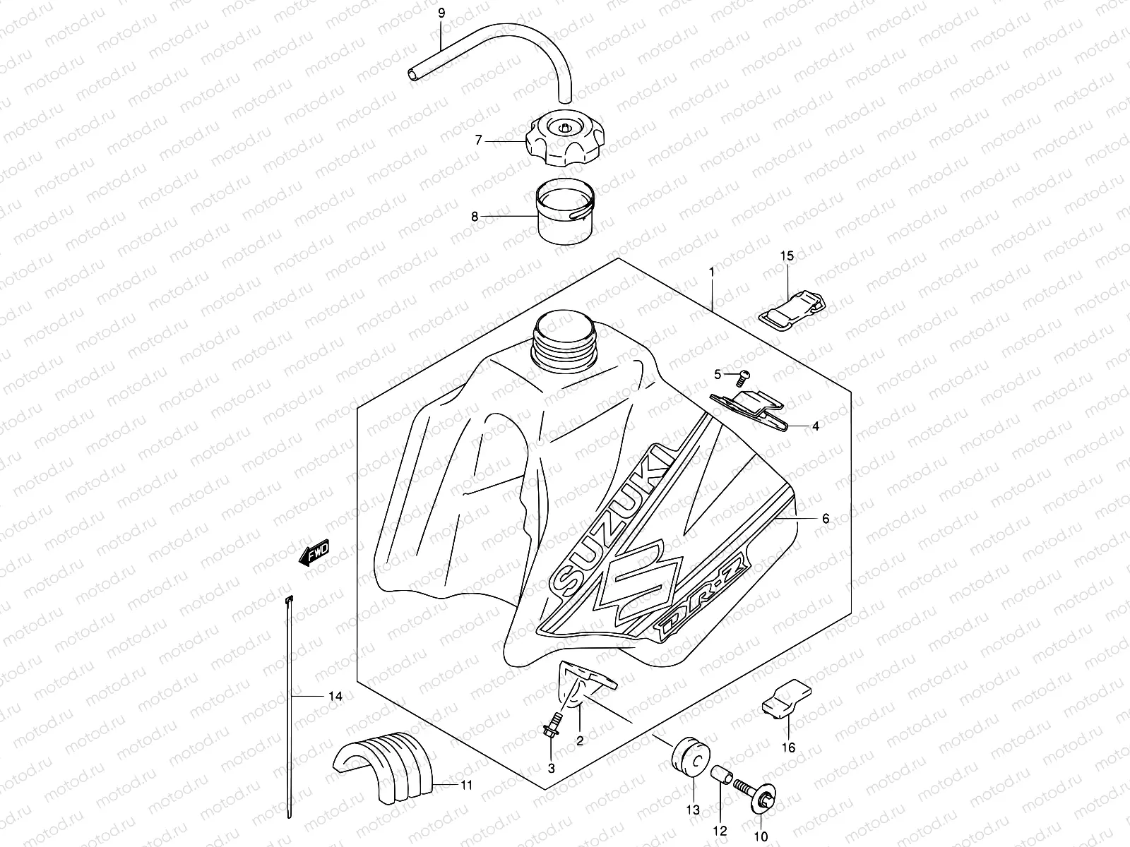 32A - FUEL TANK (MODEL K2)