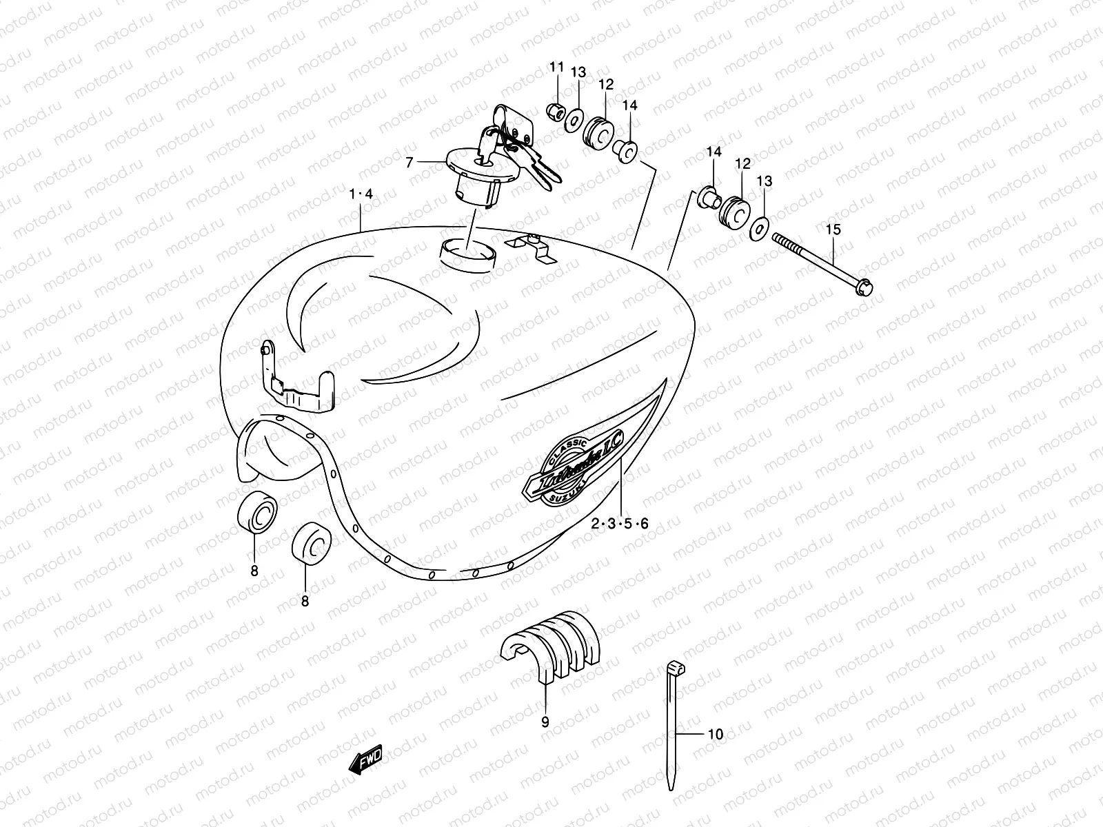 32A - FUEL TANK (MODEL K2/K3/K4)