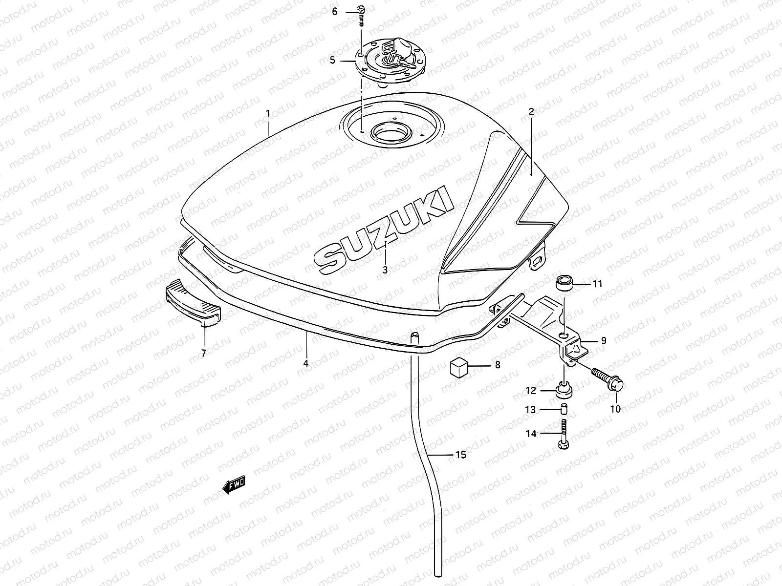 32A - FUEL TANK (MODEL M)