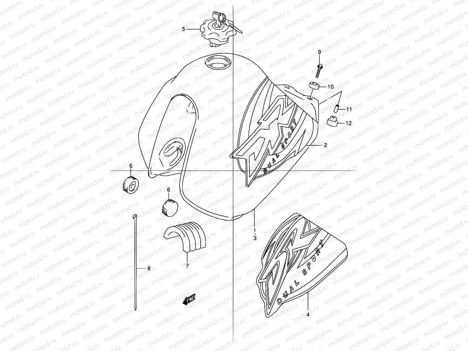 32A - FUEL TANK (MODEL X/Y)