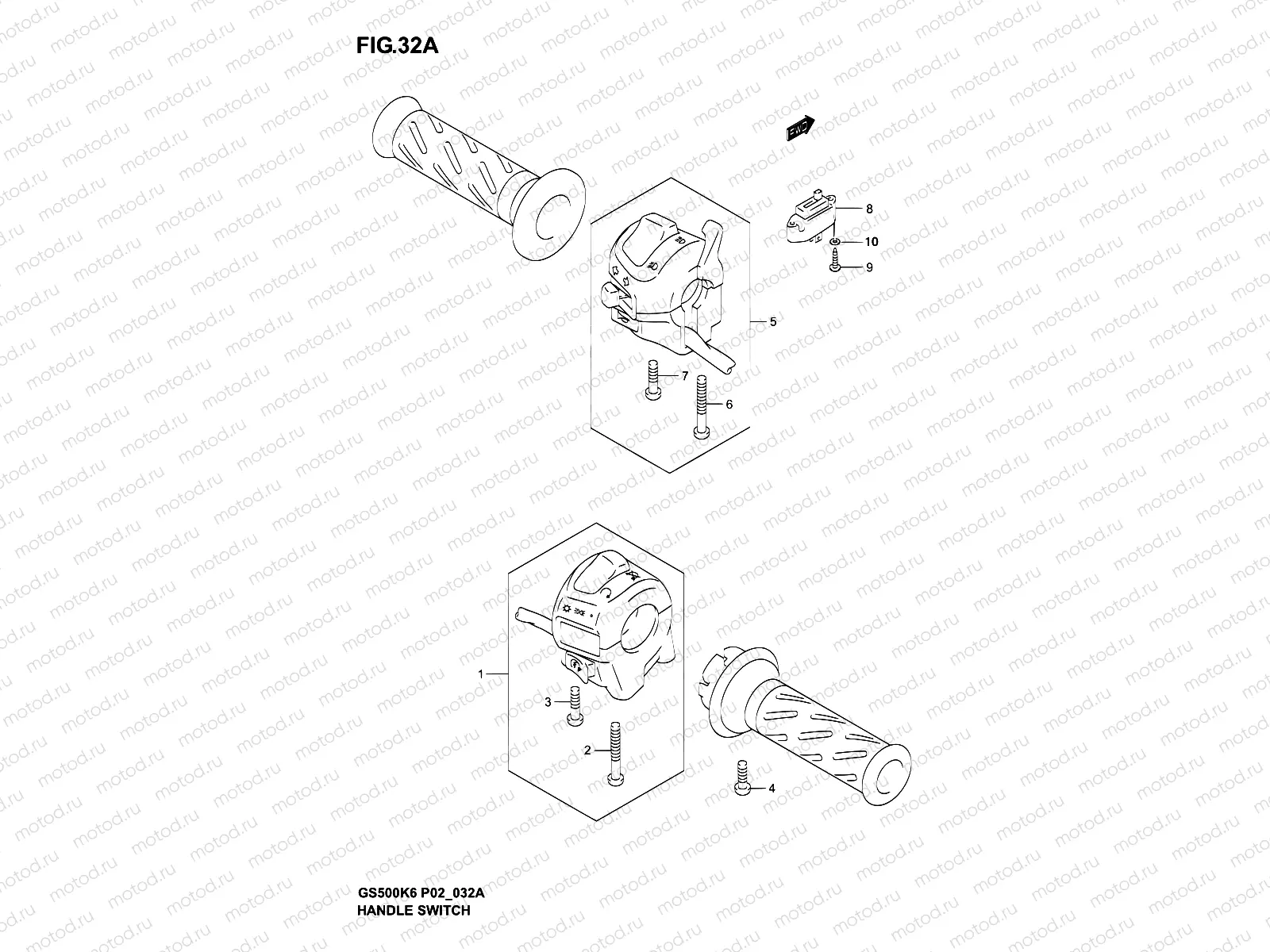 32A - HANDLE SWITCH (MODEL K6)