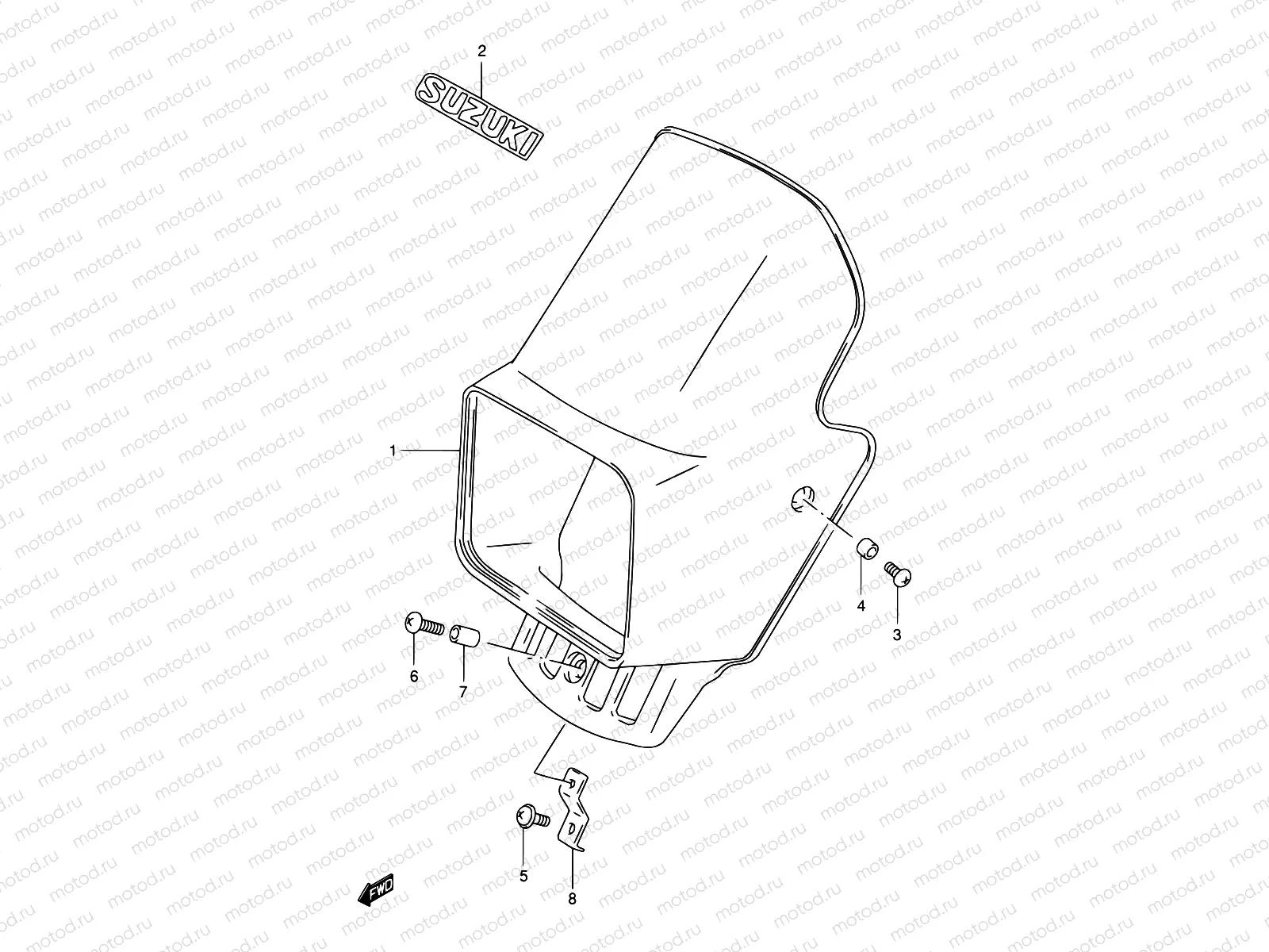 32A - HEADLAMP COVER (MODEL X/Y)