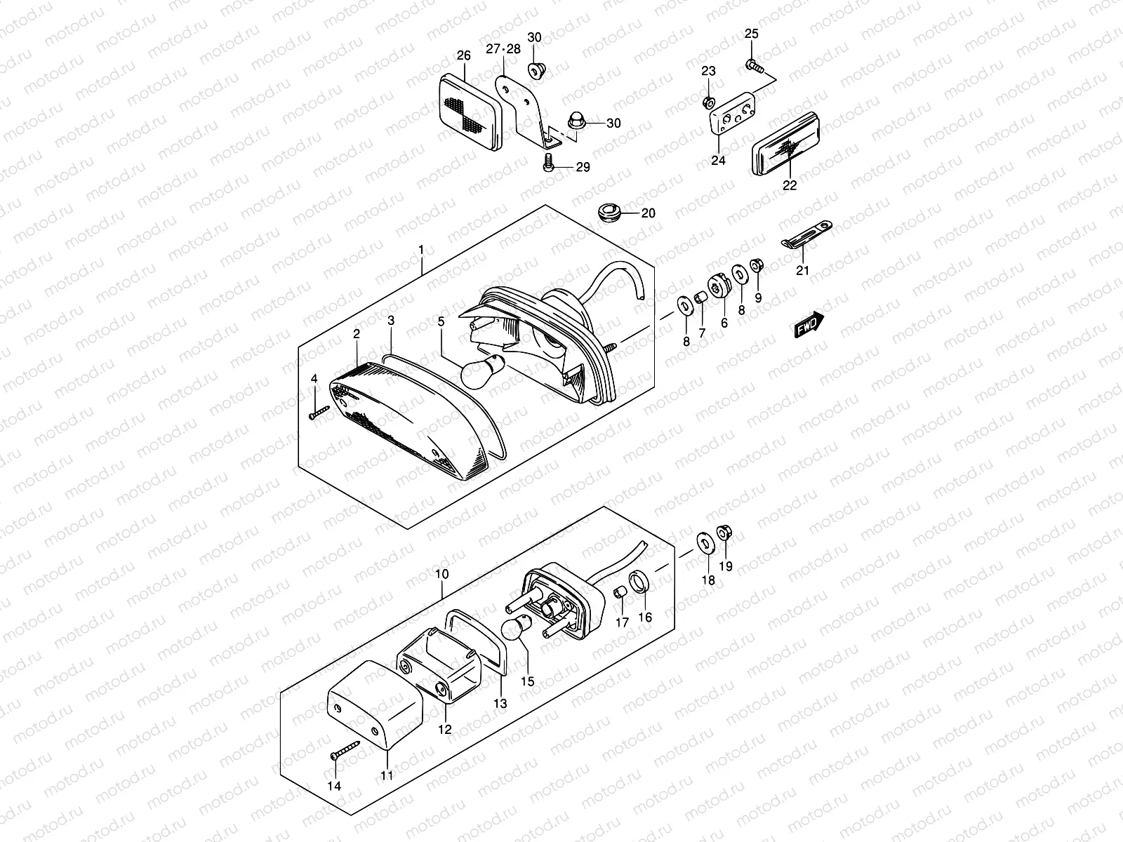 32A - REAR COMBINATION LAMP (VS1400K5/K6/K7/K8)