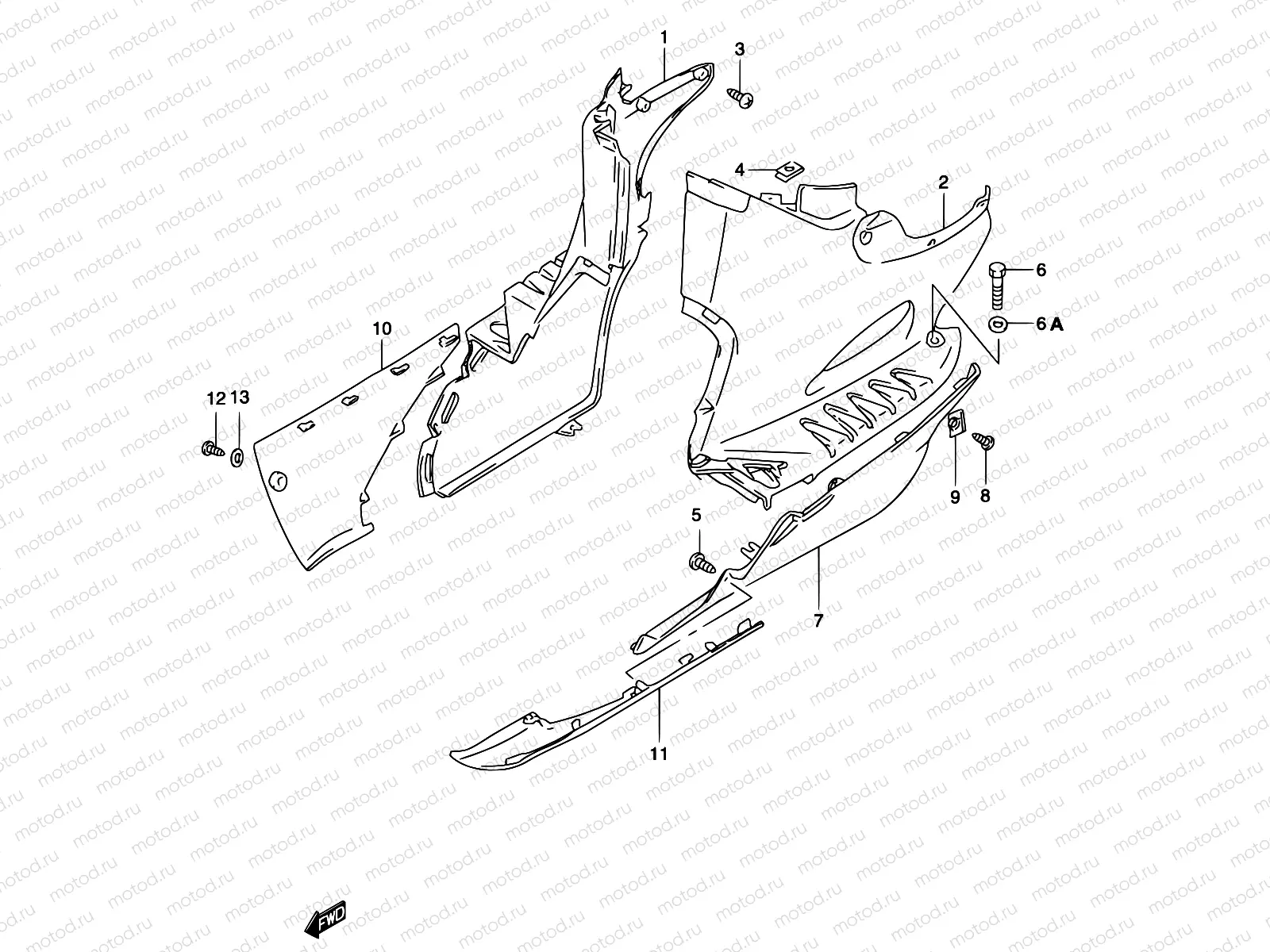 32A - SIDE LEG SHIELD (MODEL K2)