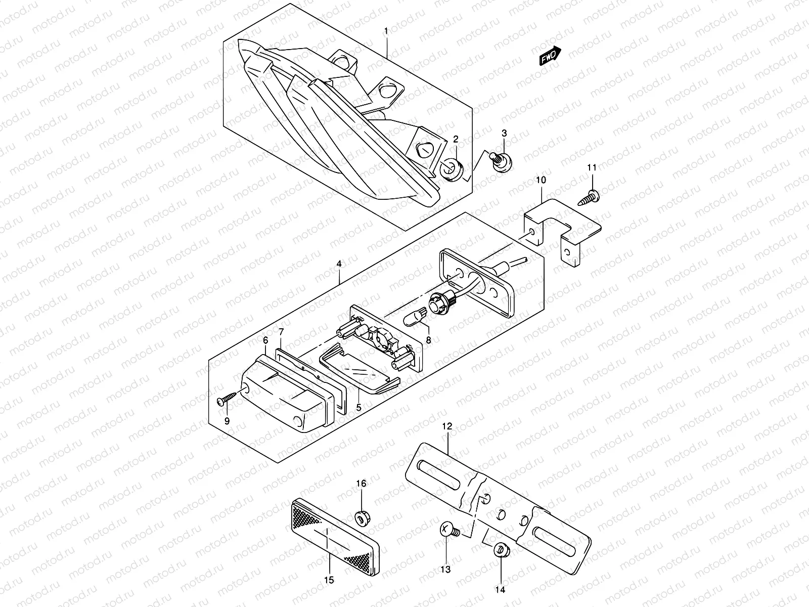 32A - TAIL LAMP (SV1000SK5/S1K5/S2K5)