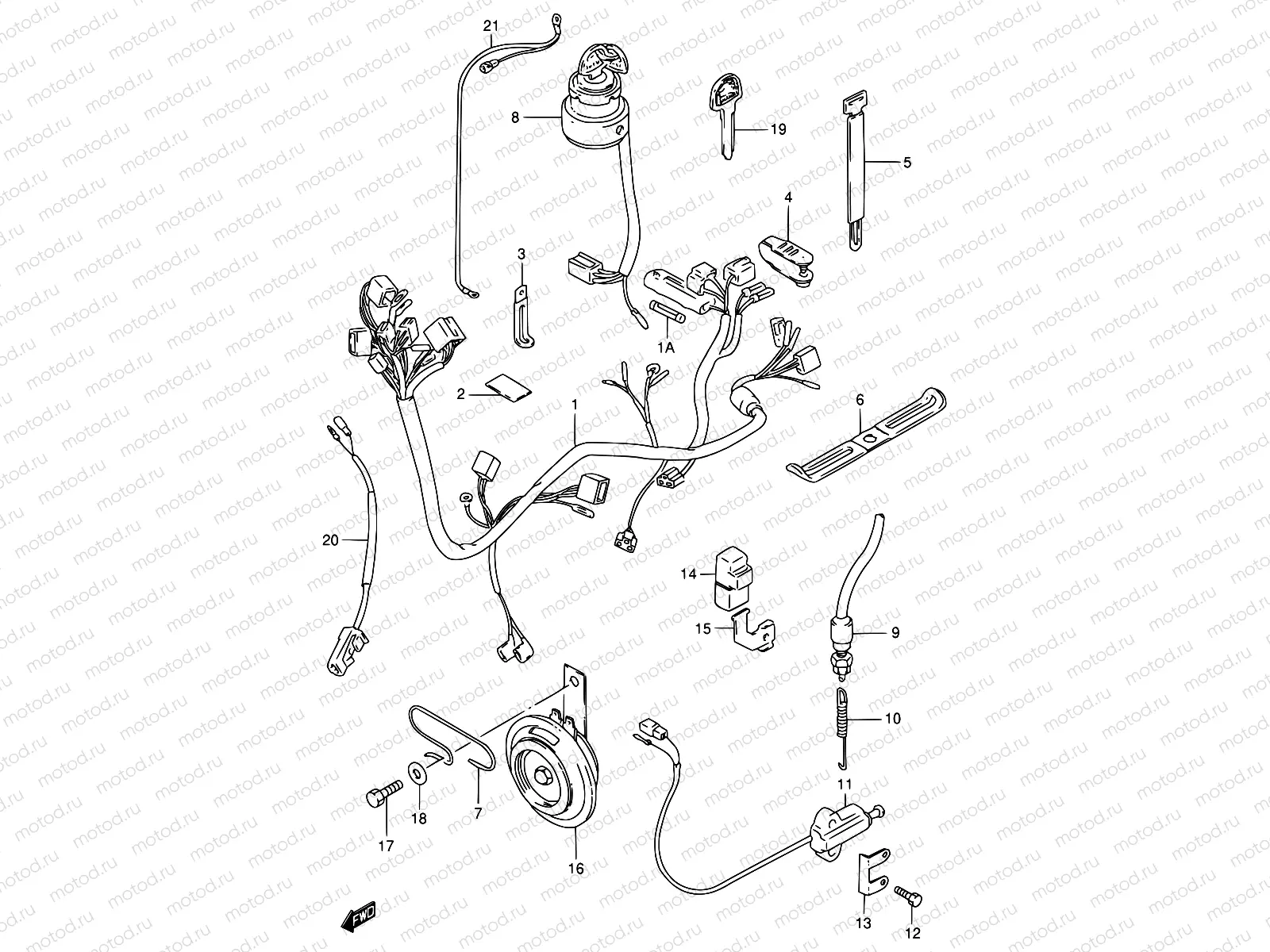 32A - WIRING HARNESS (MODEL N/R E30)
