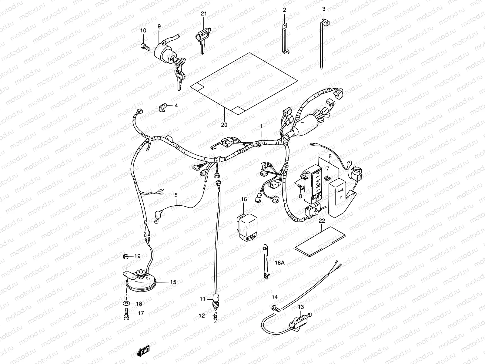 32A - WIRING HARNESS (MODEL T/V)