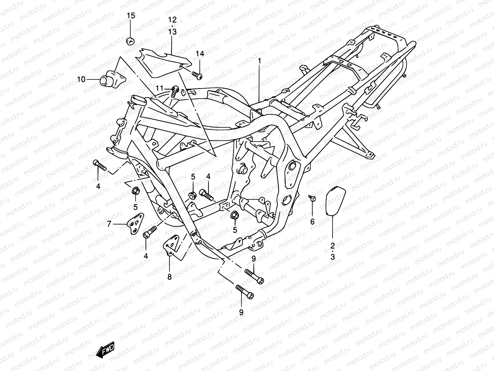 32B - FRAME (MODEL V/W/X)