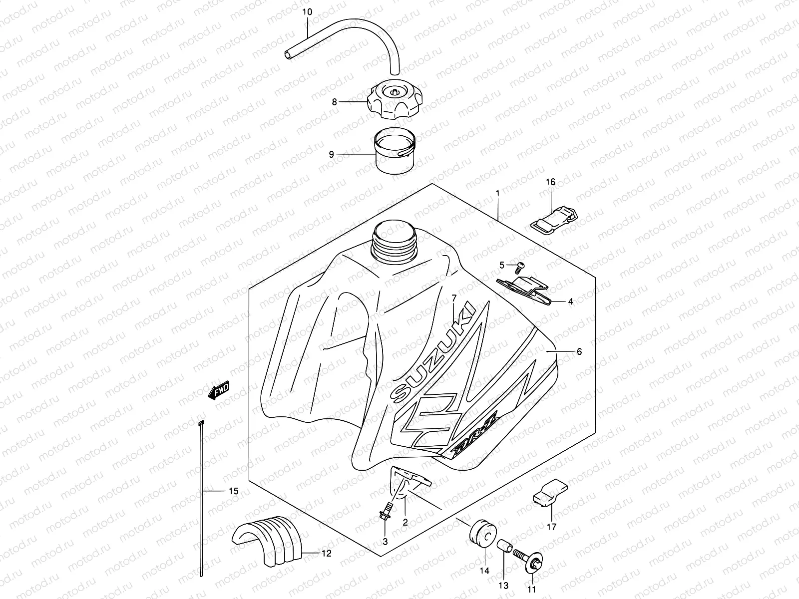 32B - FUEL TANK (MODEL K3)