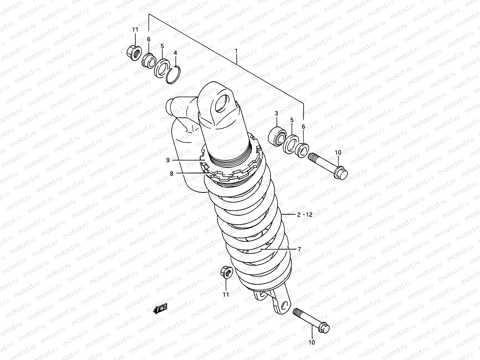 32B - SHOCK ABSORBER (MODEL M)
