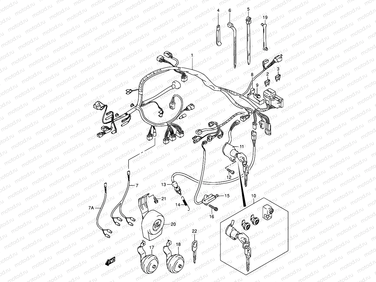 32B - WIRING HARNESS (MODEL K3)