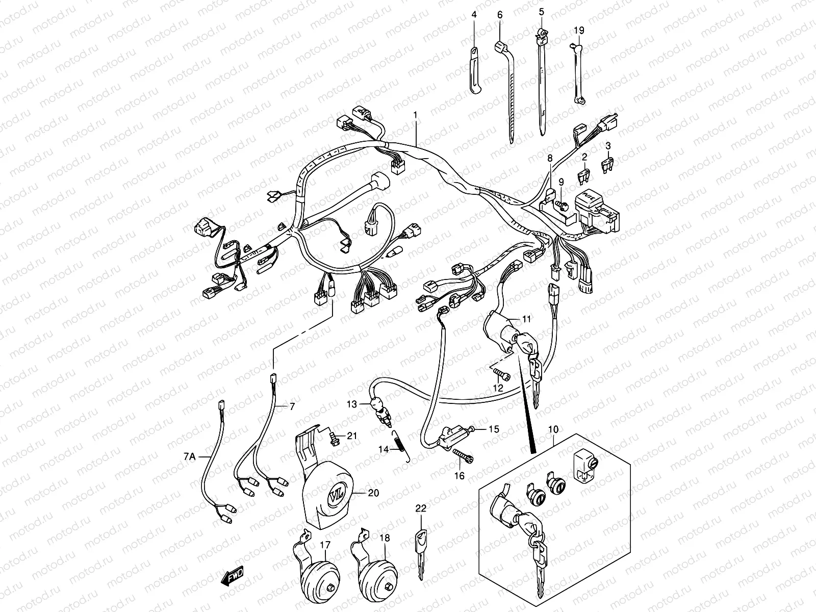 32C - WIRING HARNESS (MODEL K4)
