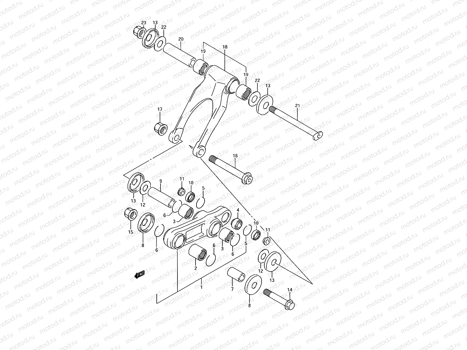 33 - CUSHION LEVER (MODEL K)