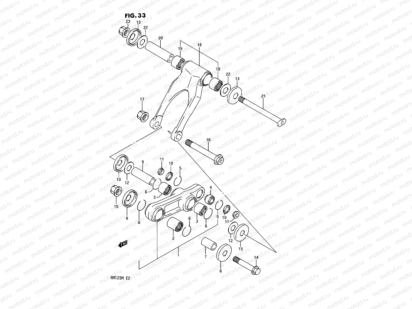 33 - CUSHION LEVER (MODEL K)
