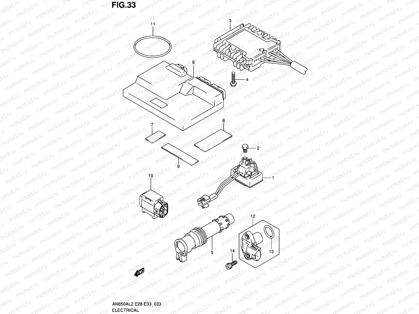 33 - ELECTRICAL (AN650AL2 E28)