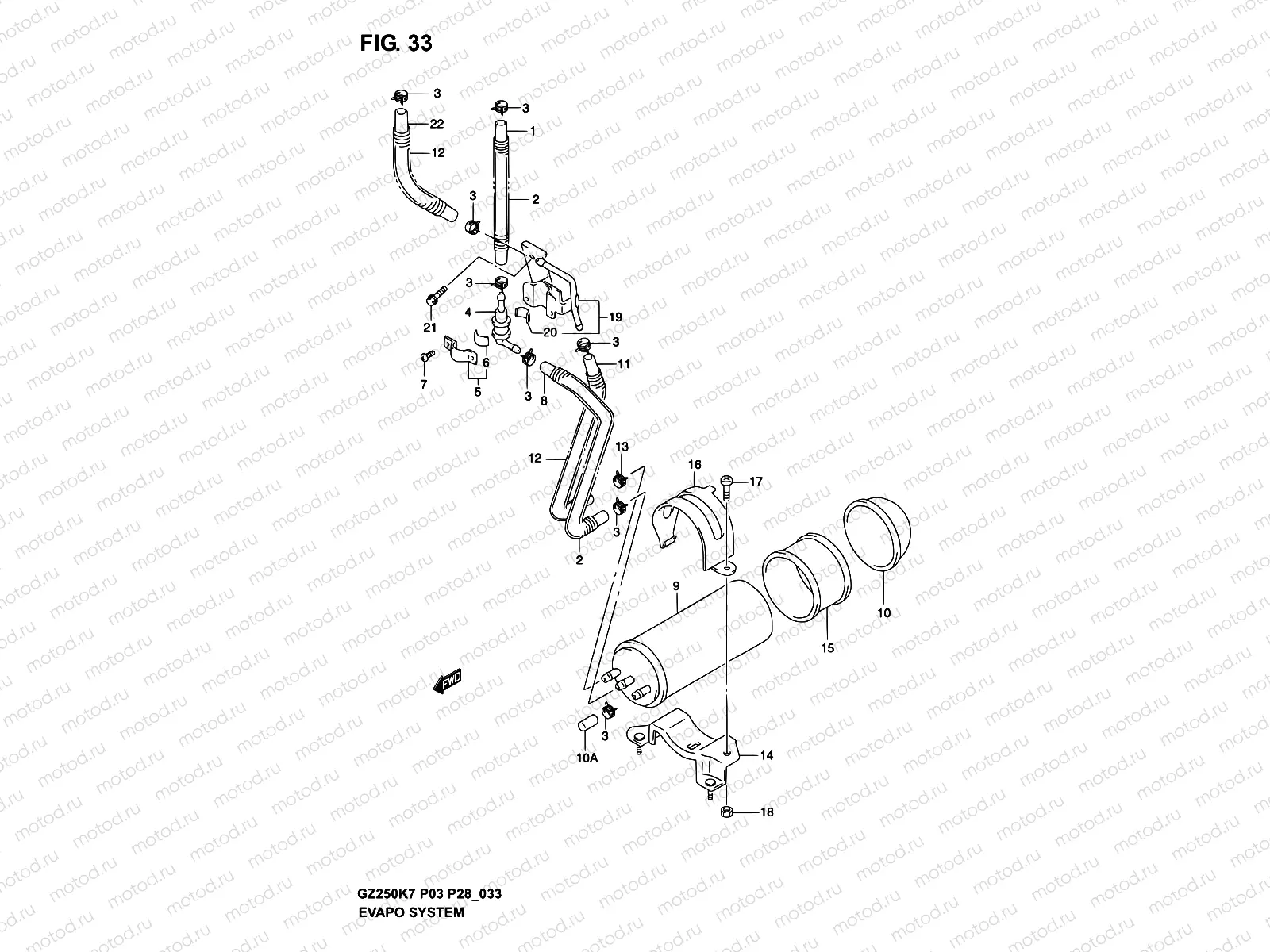 33 - EVAPO SYSTEM (P33)