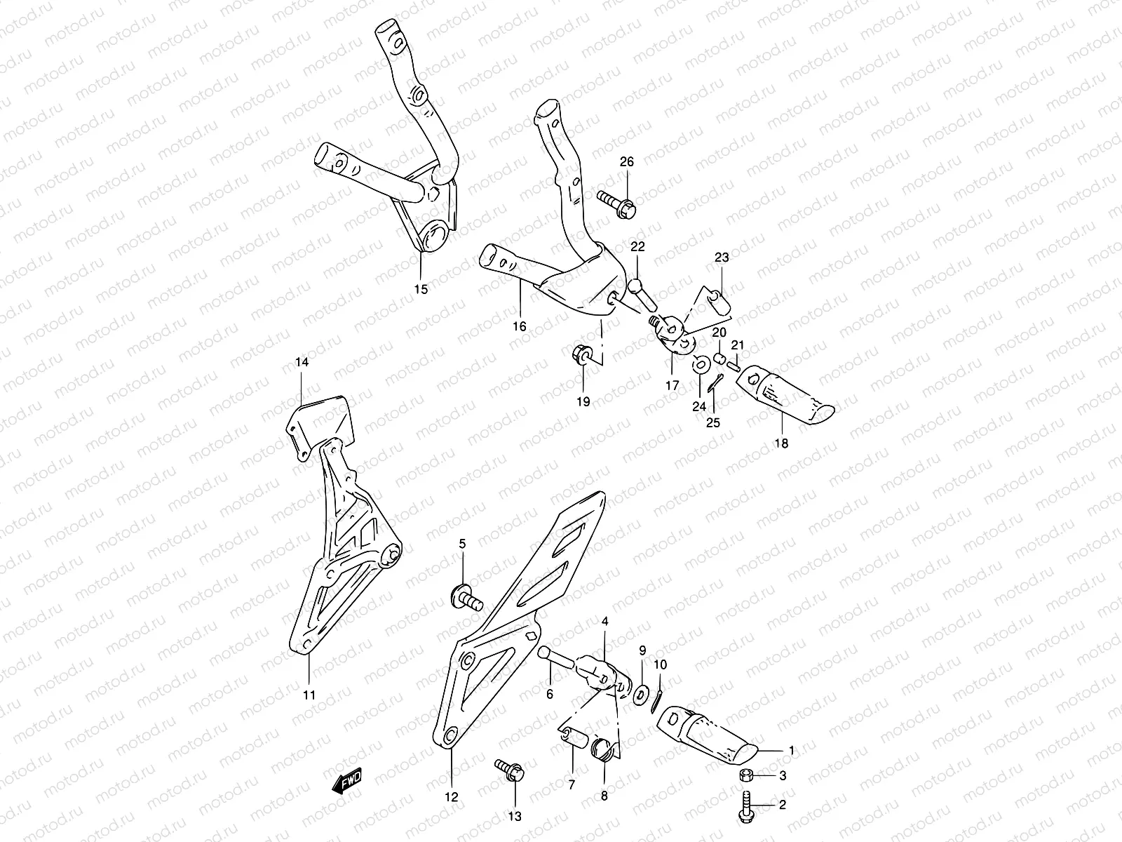 33 - FOOTREST