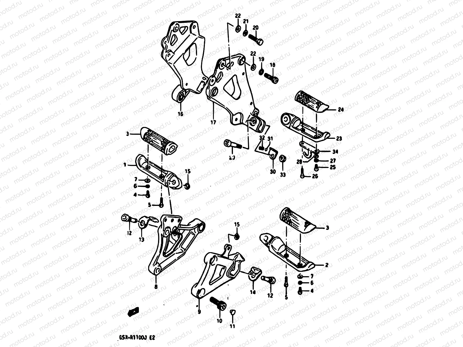 33 - FOOTREST