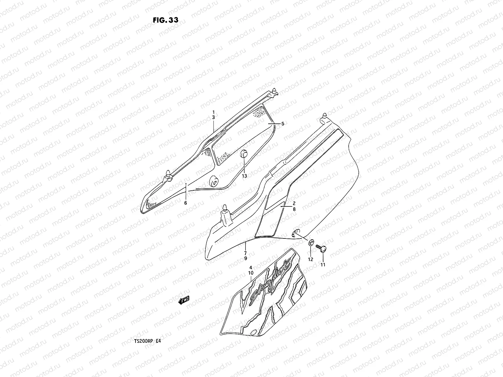 33 - FRAME COVER (MODEL M/N)