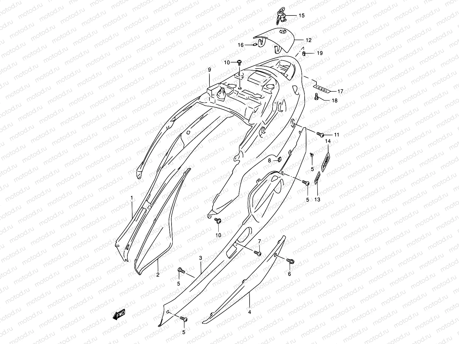 33 - FRAME COVER (MODEL S)