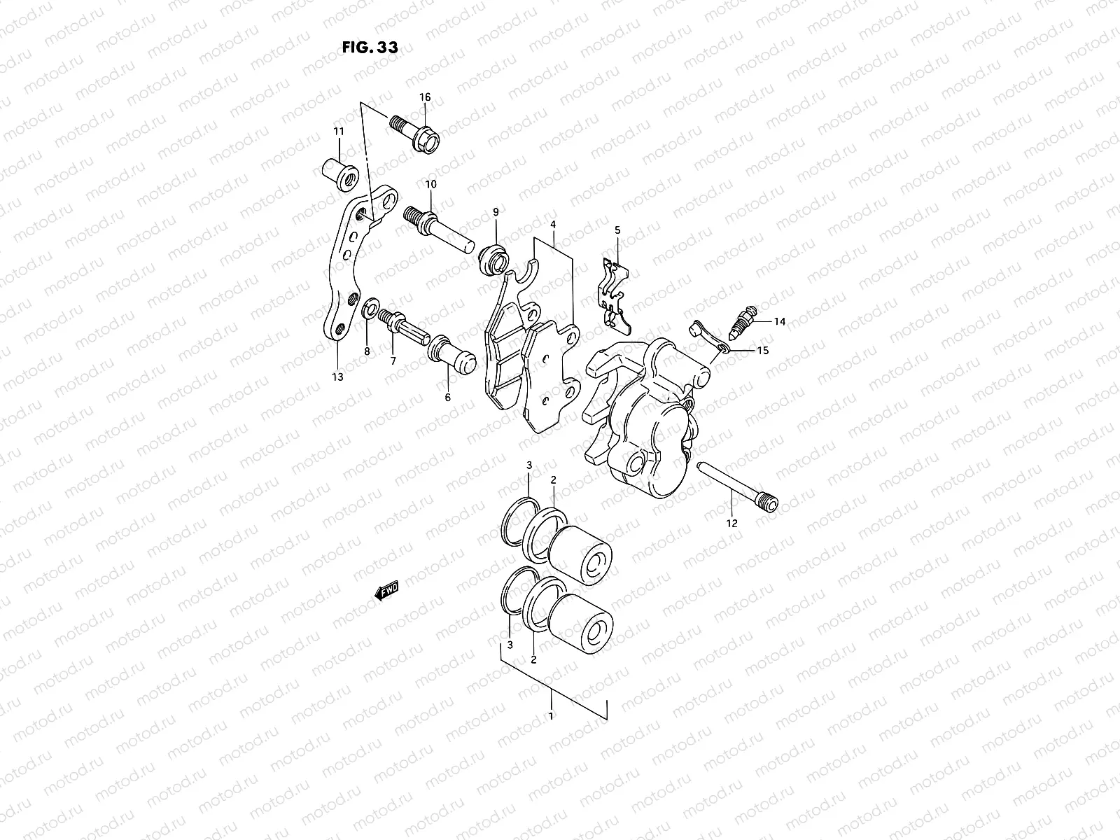 33 - FRONT CALIPER