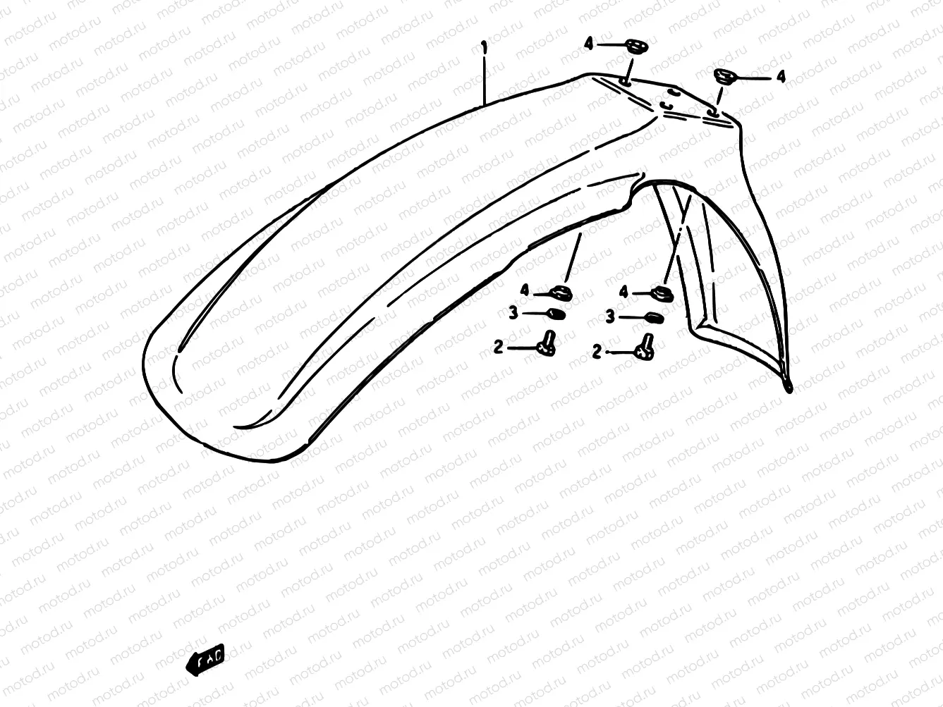 33 - FRONT FENDER