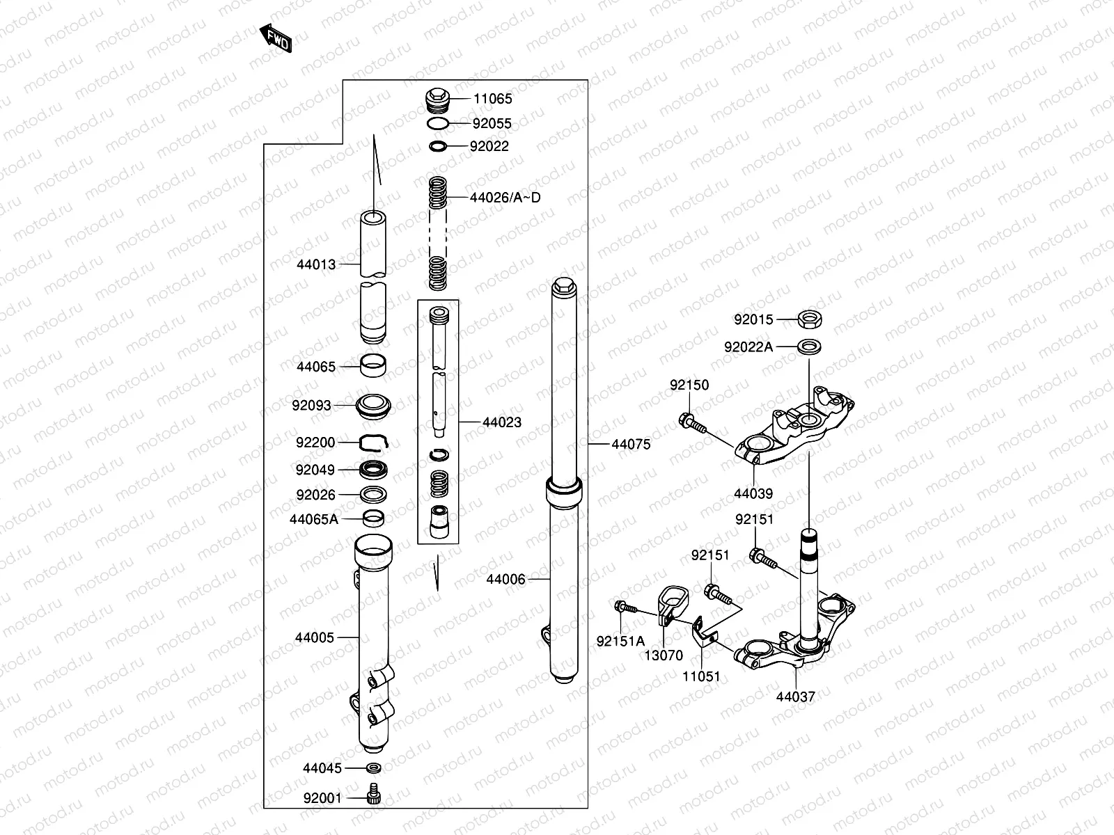 33 - FRONT FORK