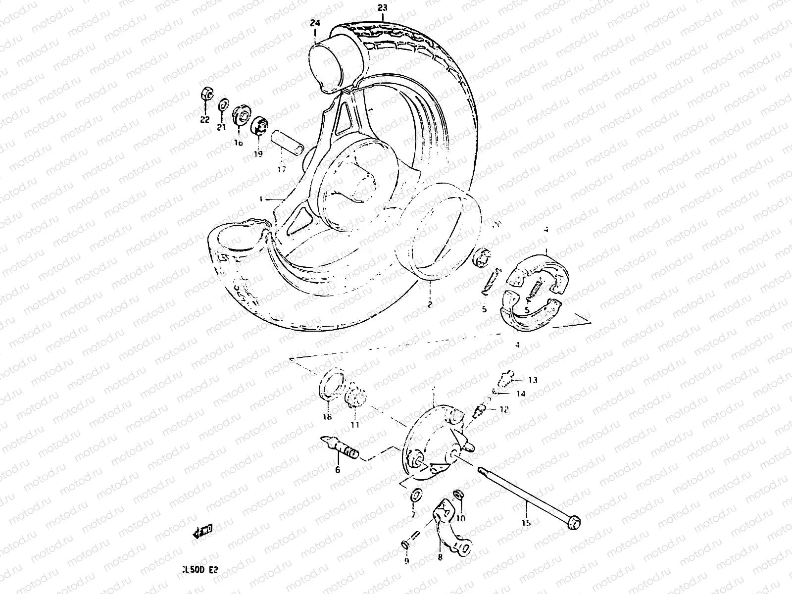 33 - FRONT WHEEL