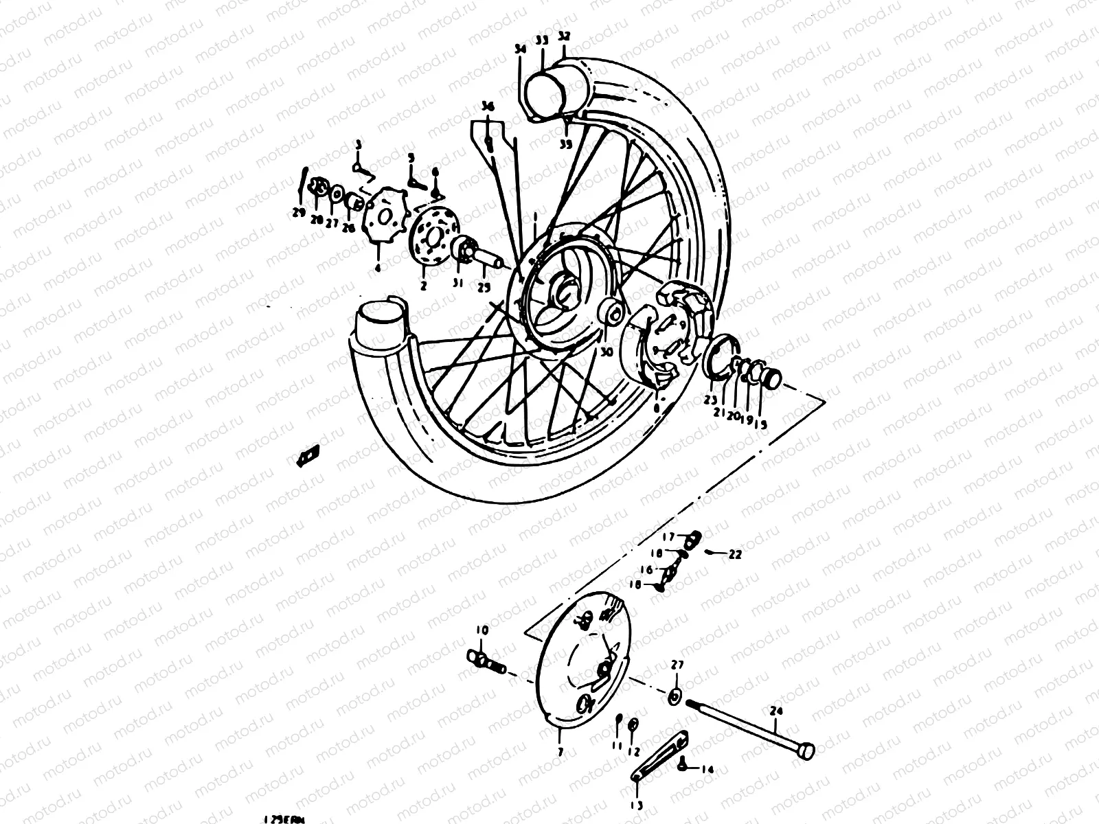 33 - FRONT WHEEL