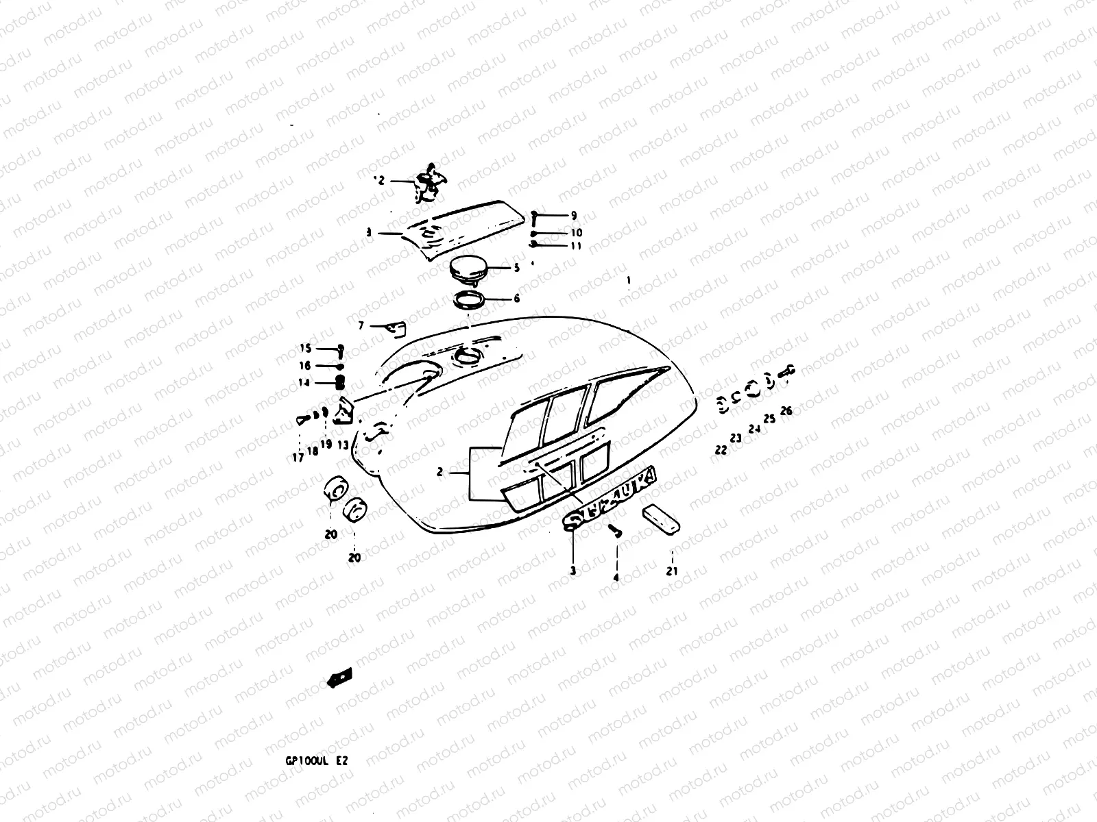 33 - FUEL TANK (GP100UL)