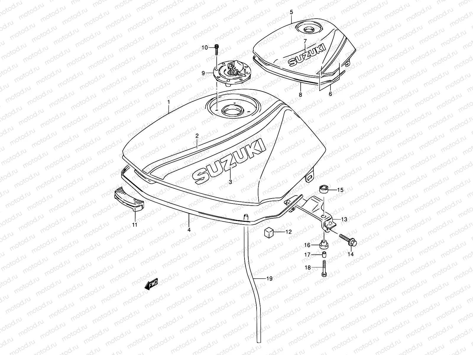 33 - FUEL TANK (MODEL K/L)