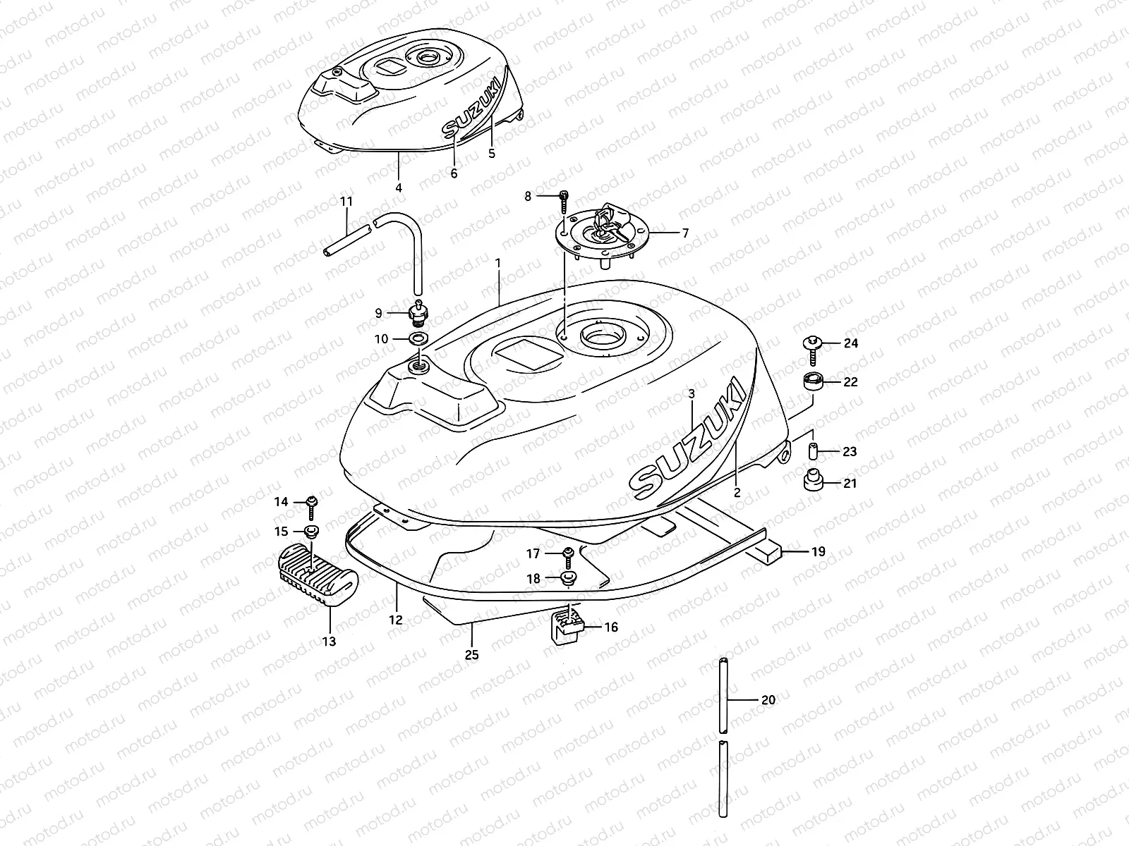 33 - FUEL TANK (MODEL M)