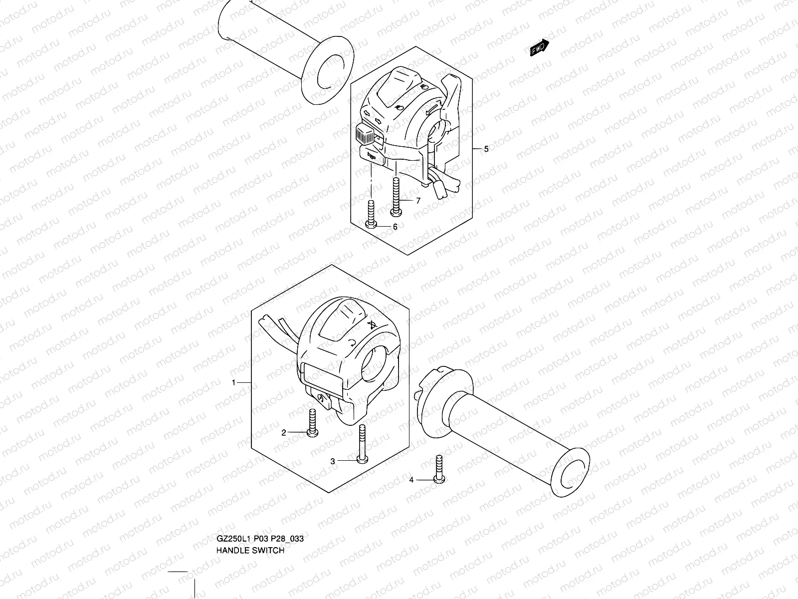 33 - HANDLE SWITCH