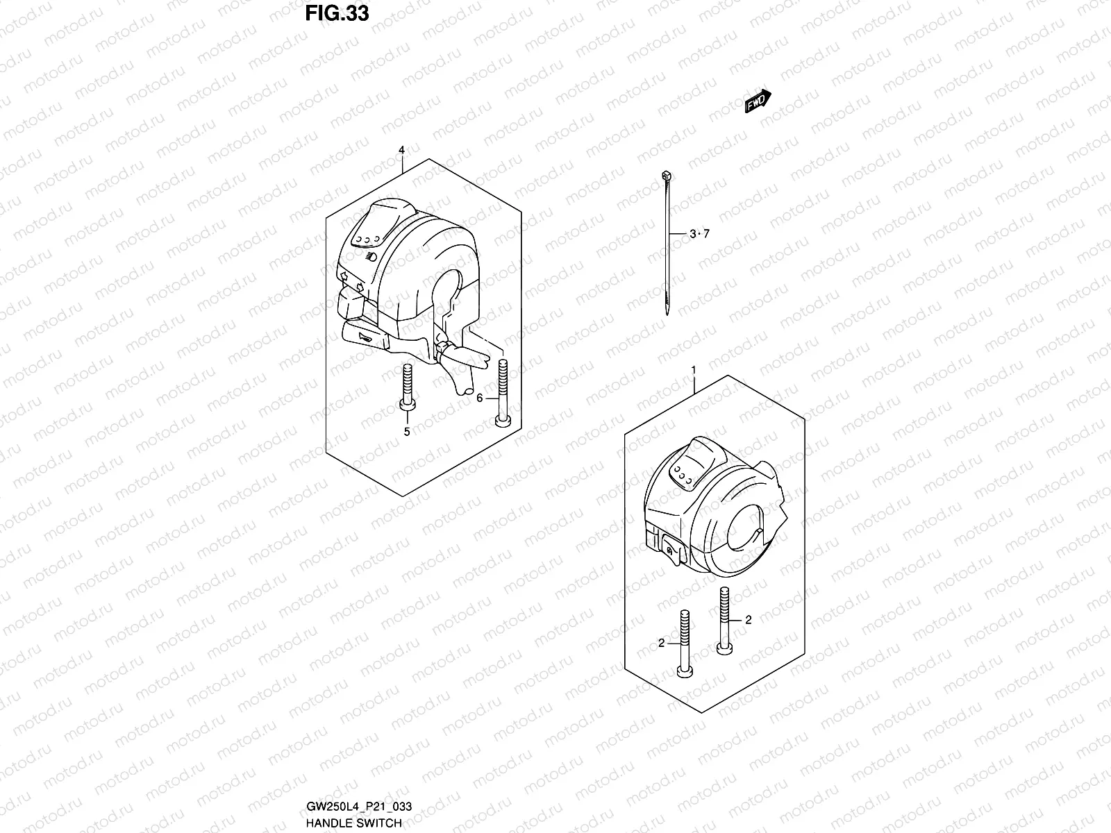 33 - HANDLE SWITCH
