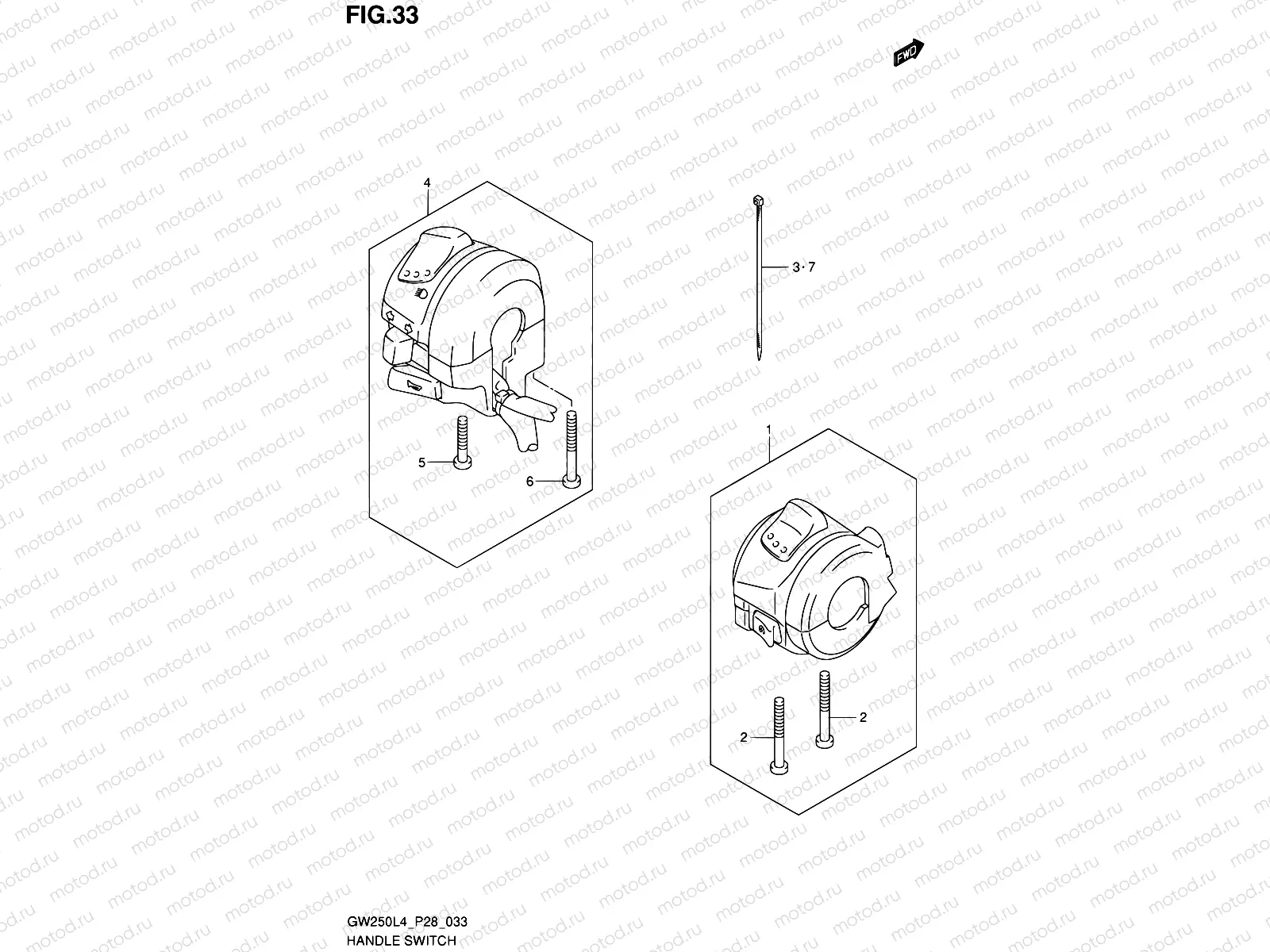 33 - HANDLE SWITCH