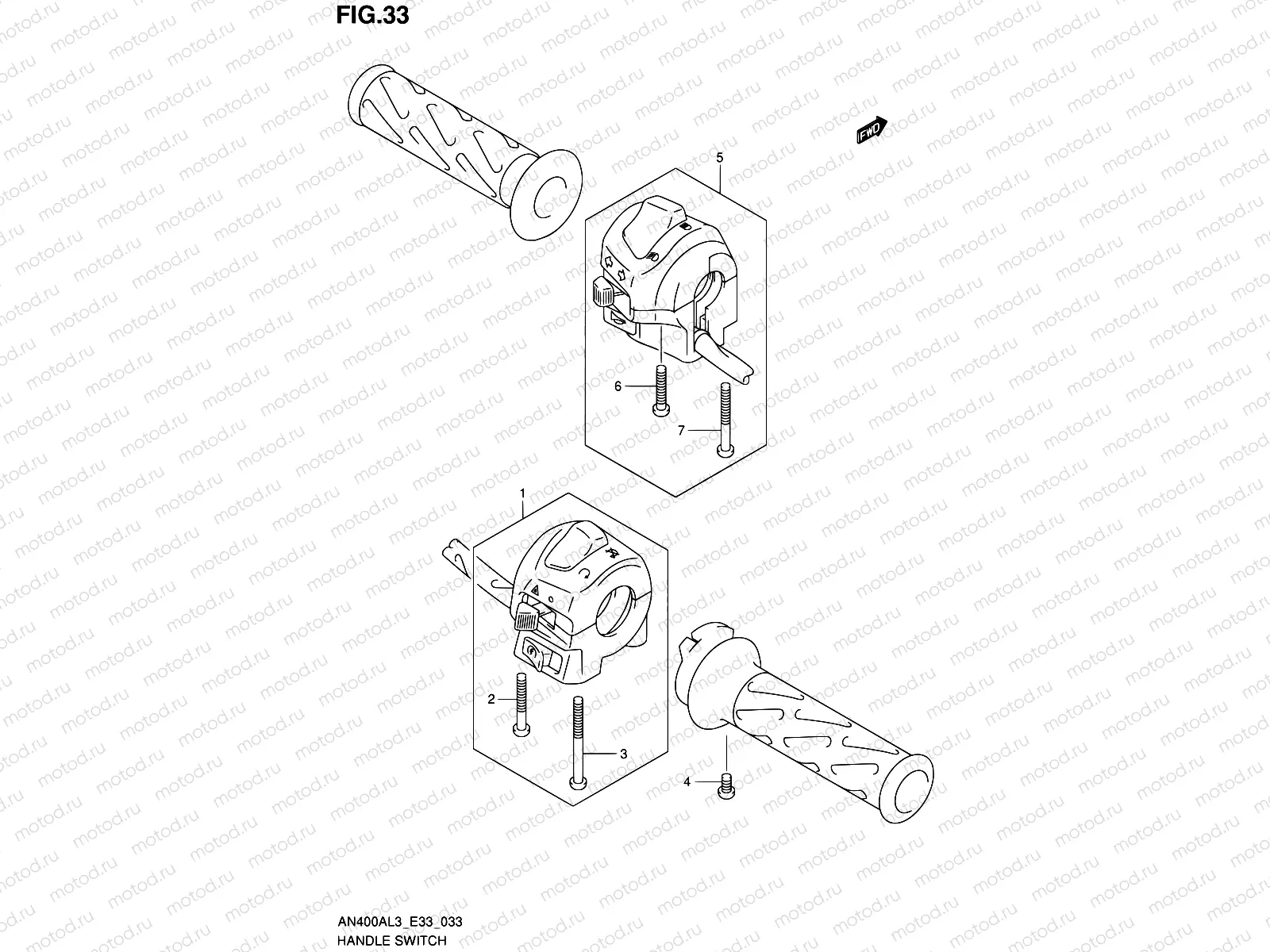 33 - HANDLE SWITCH