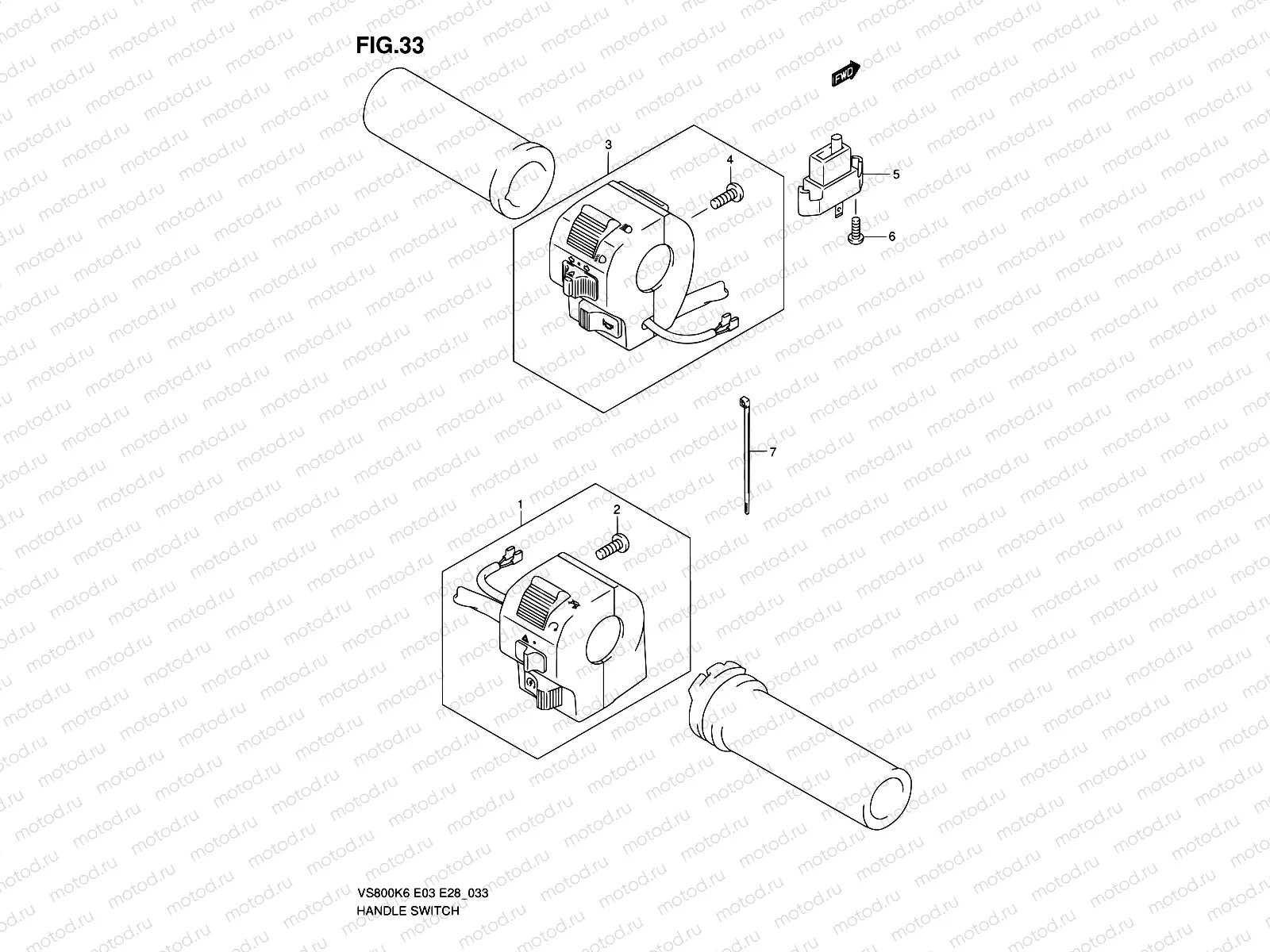 33 - HANDLE SWITCH