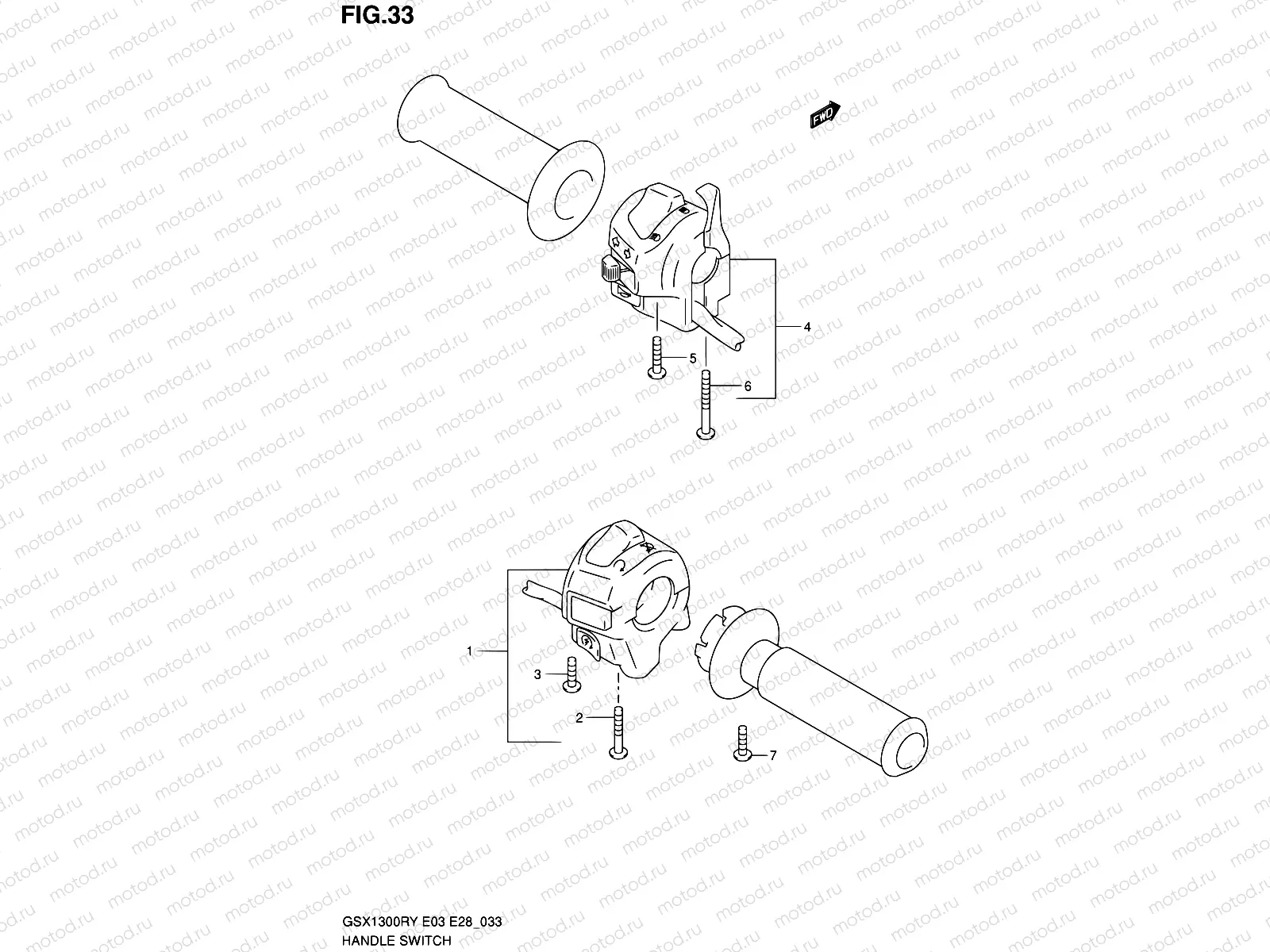 33 - HANDLE SWITCH