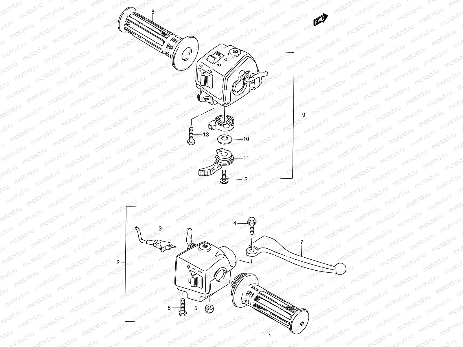 33 - HANDLE SWITCH (MODEL M)