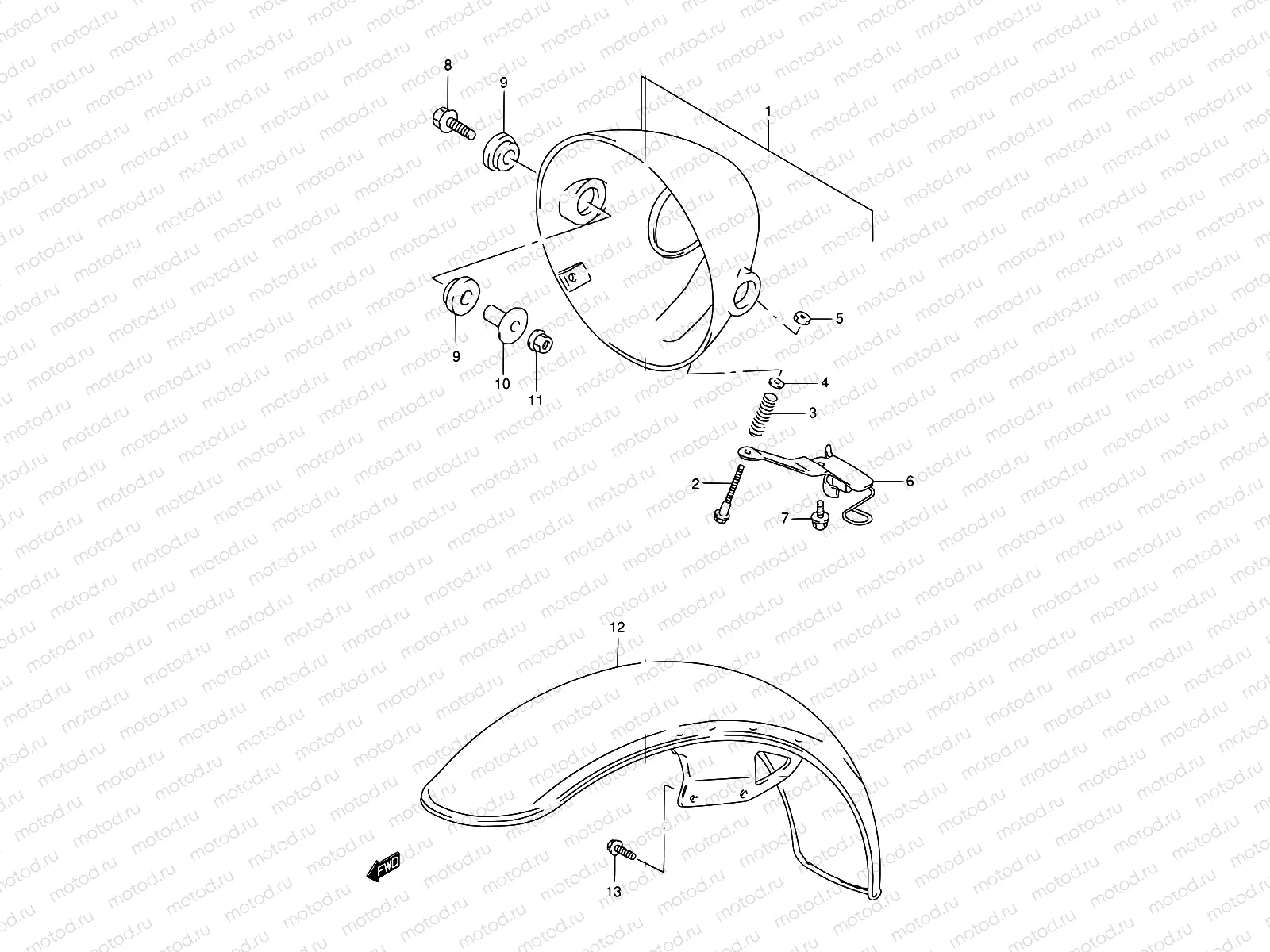 33 - HEADLAMP HOUSING