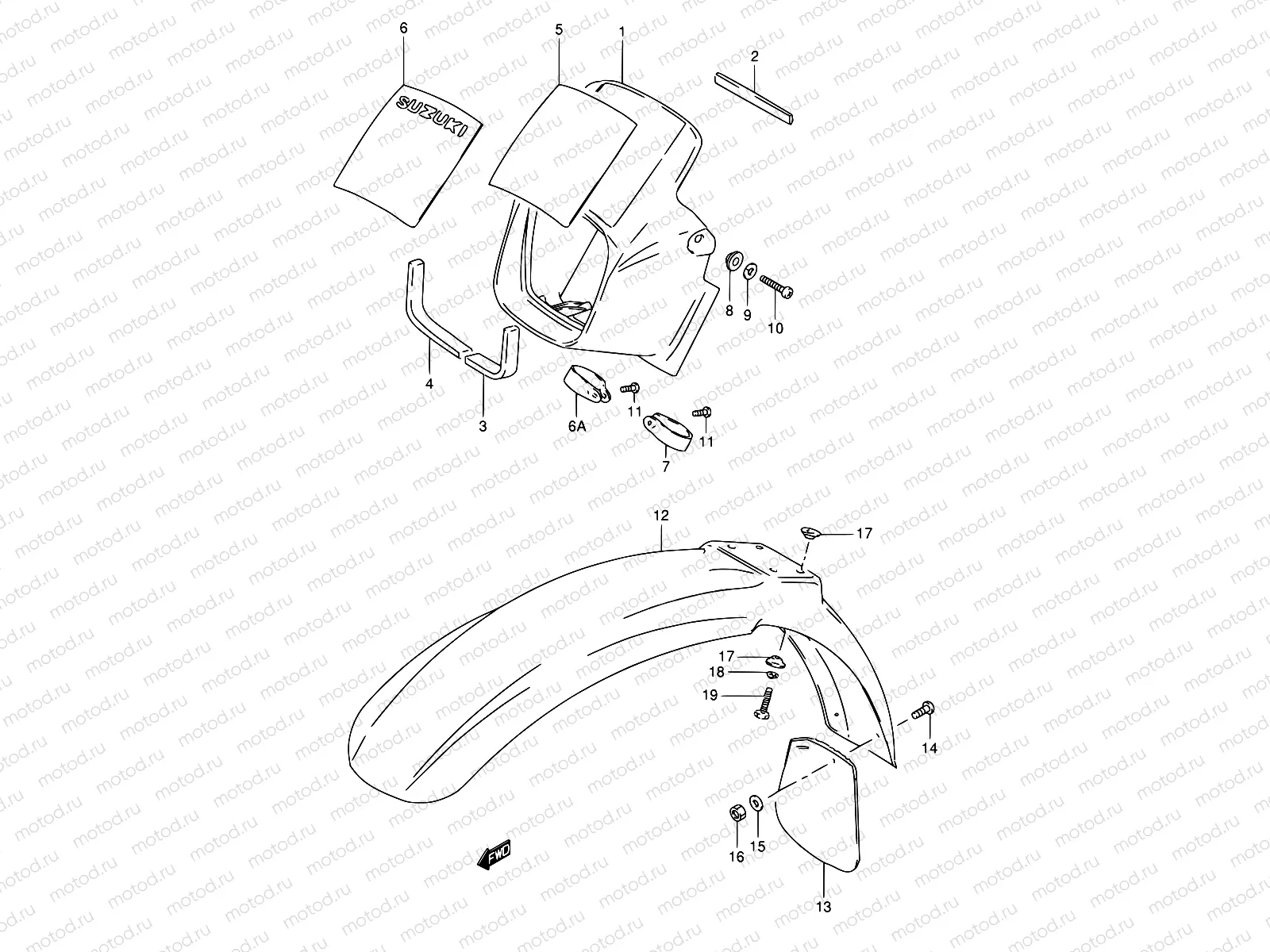 33 - HEADLAMP HOUSING (MODEL E/G/H/J)