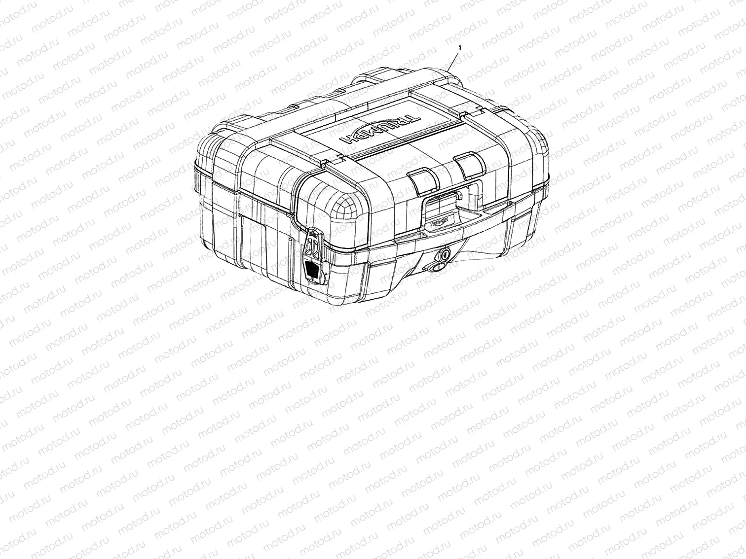 33 L top case (trekker)