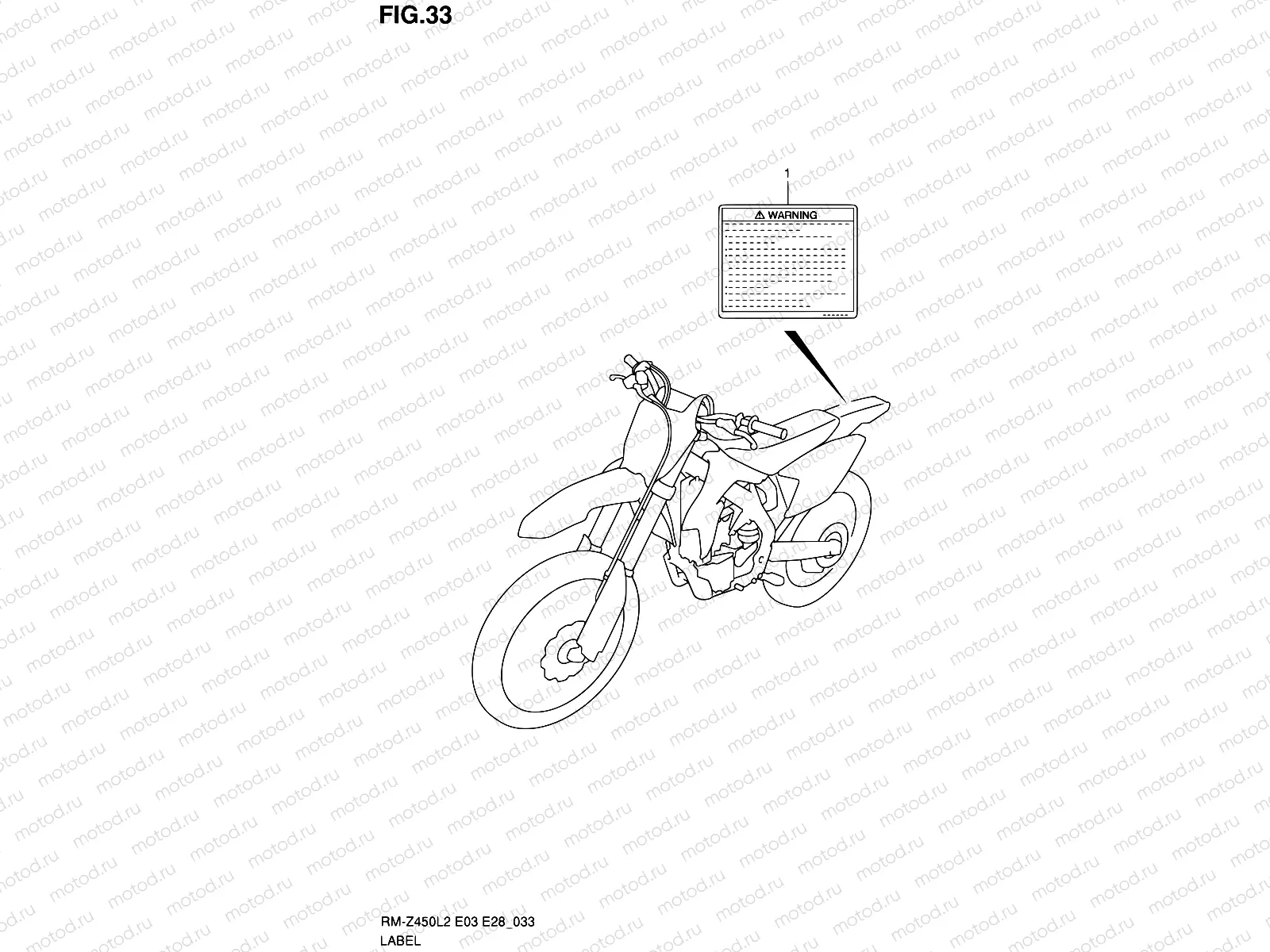 33 - LABEL (RM-Z4501L2 E28)