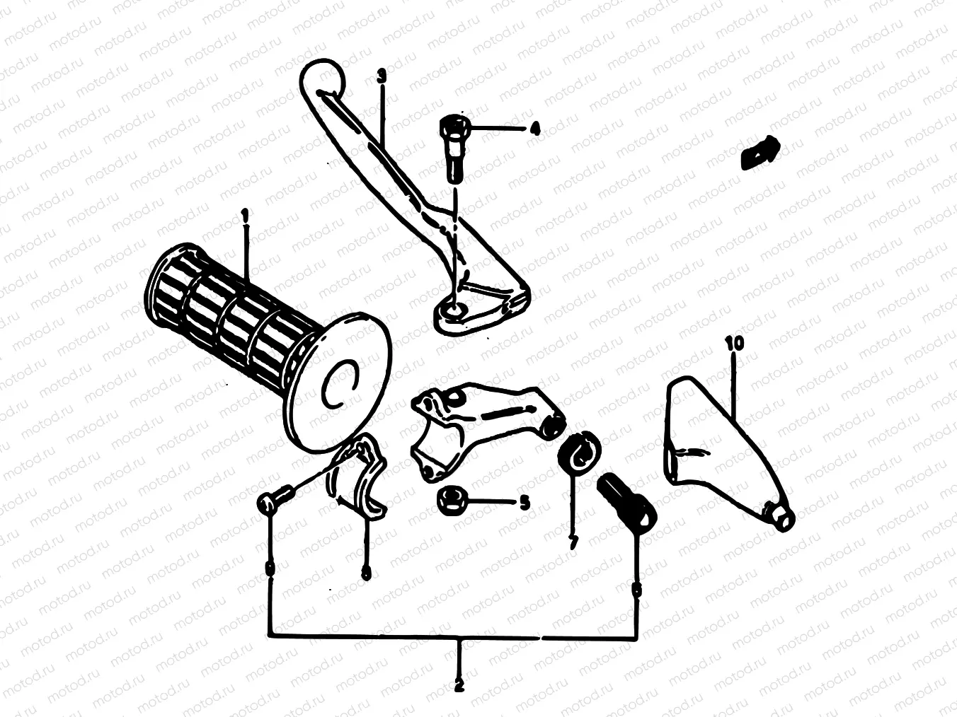 33 - LEFT HANDLE SWITCH (MODEL E)