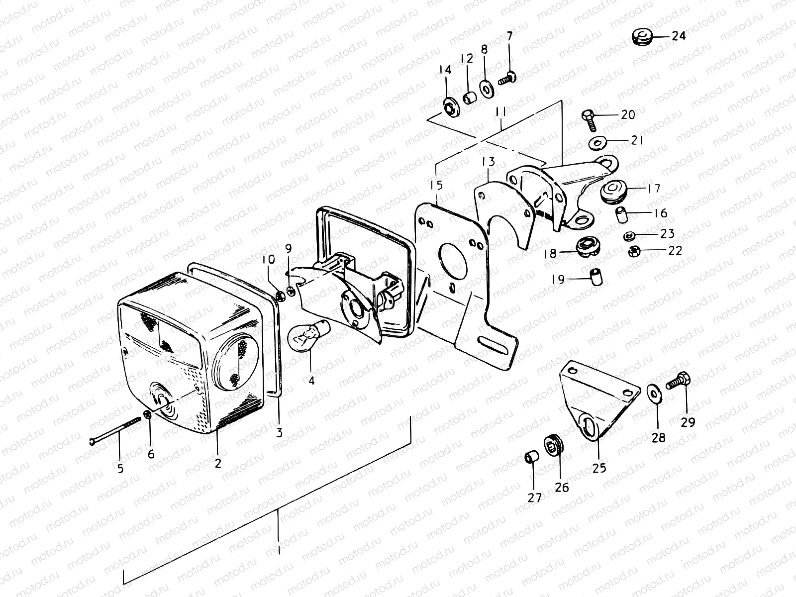 33 - REAR COMBINATION LAMP