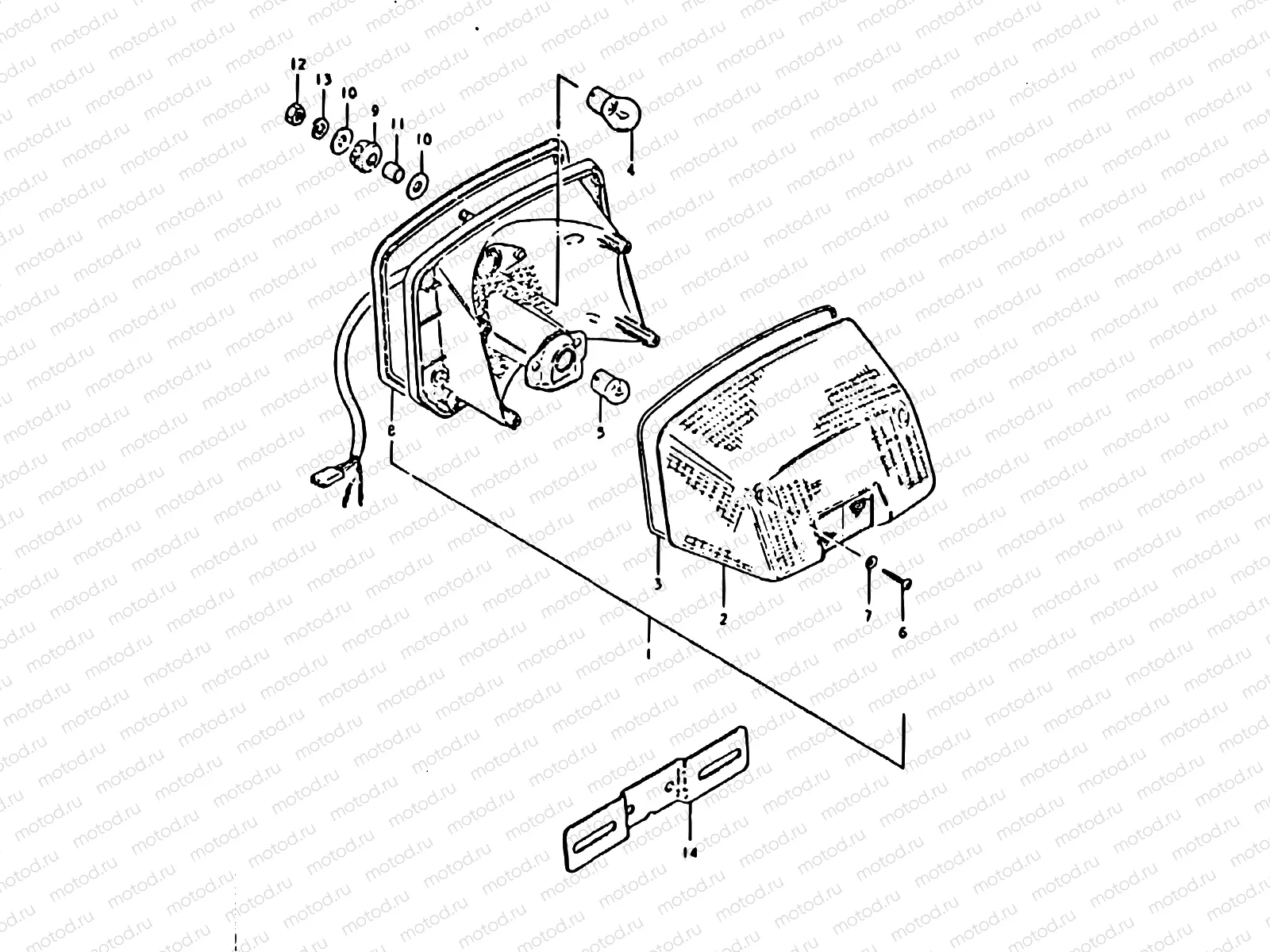 33 - REAR COMBINATION LAMP (E02, E04, E21)