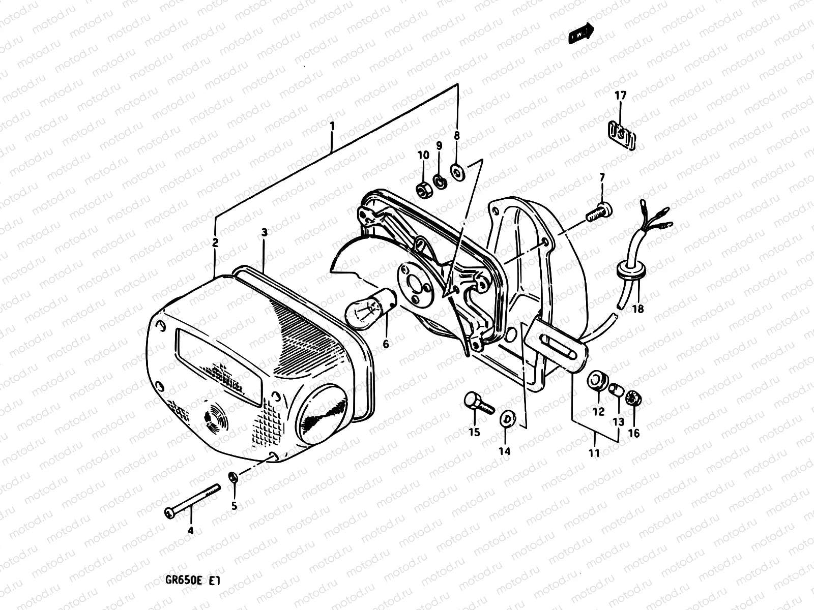 33 - REAR COMBINATION LAMP (E02,E04,E15,E21)